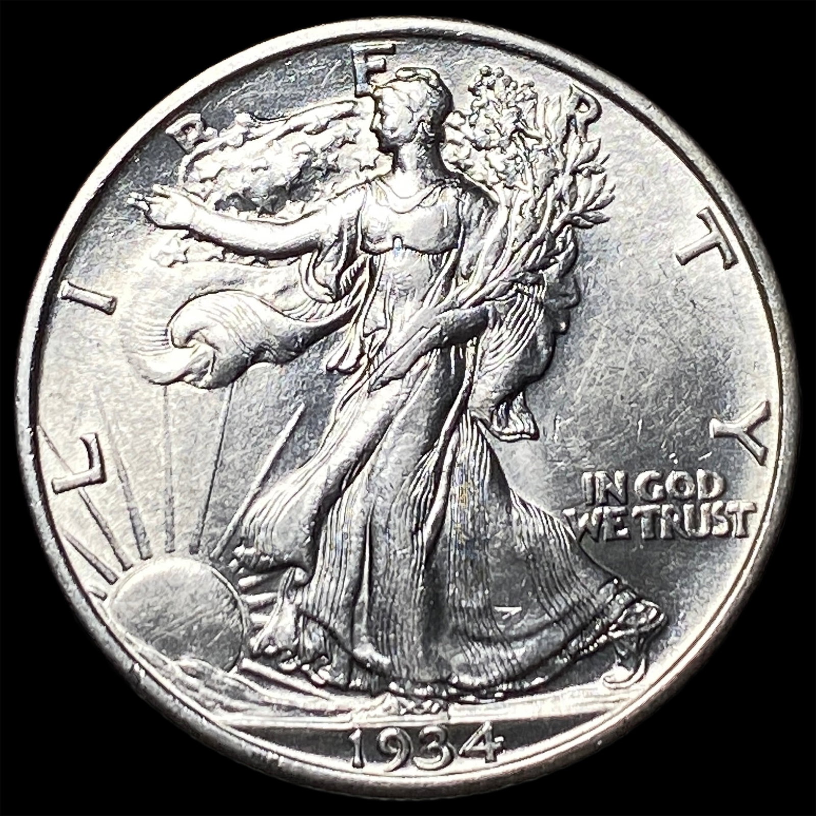 1934 Silver Half Dollar UNCIRCULATED: 1934 Silver Half Dollar UNCIRCULATED