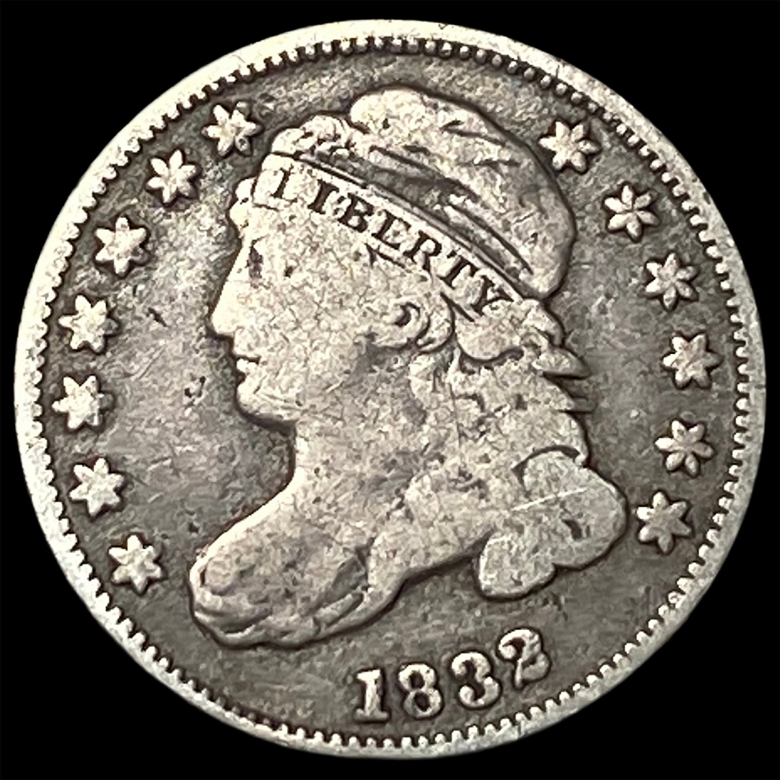 1832 Capped Bust Dime LIGHTLY CIRCULATED: 1832 Capped Bust Dime LIGHTLY CIRCULATED
