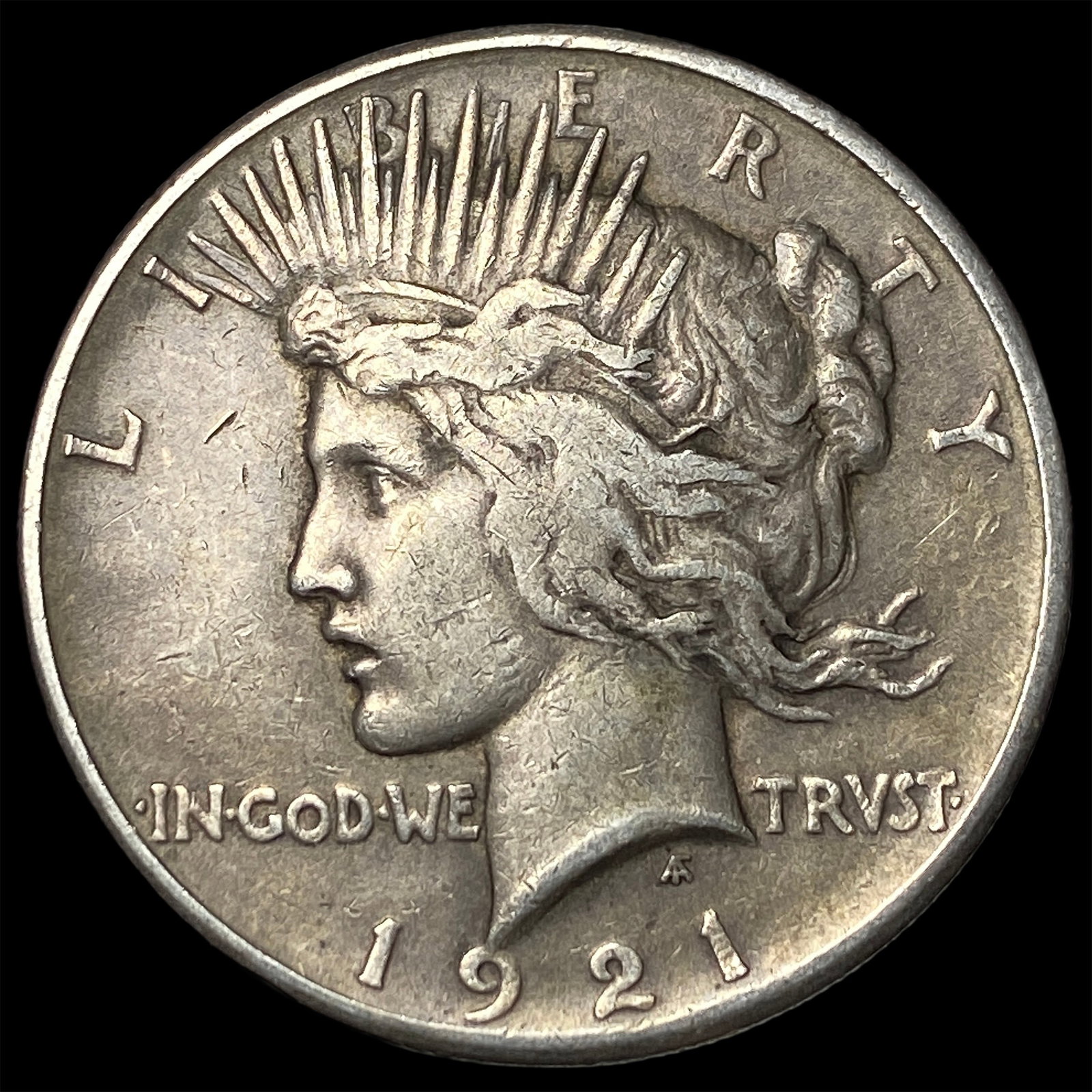 1921 Silver Peace Dollar LIGHTLY CIRCULATED: 1921 Silver Peace Dollar LIGHTLY CIRCULATED