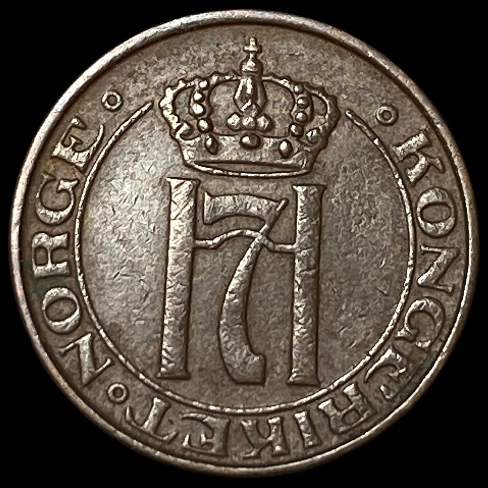1939 Norway Bronze 1 Ore (1 of 2)
