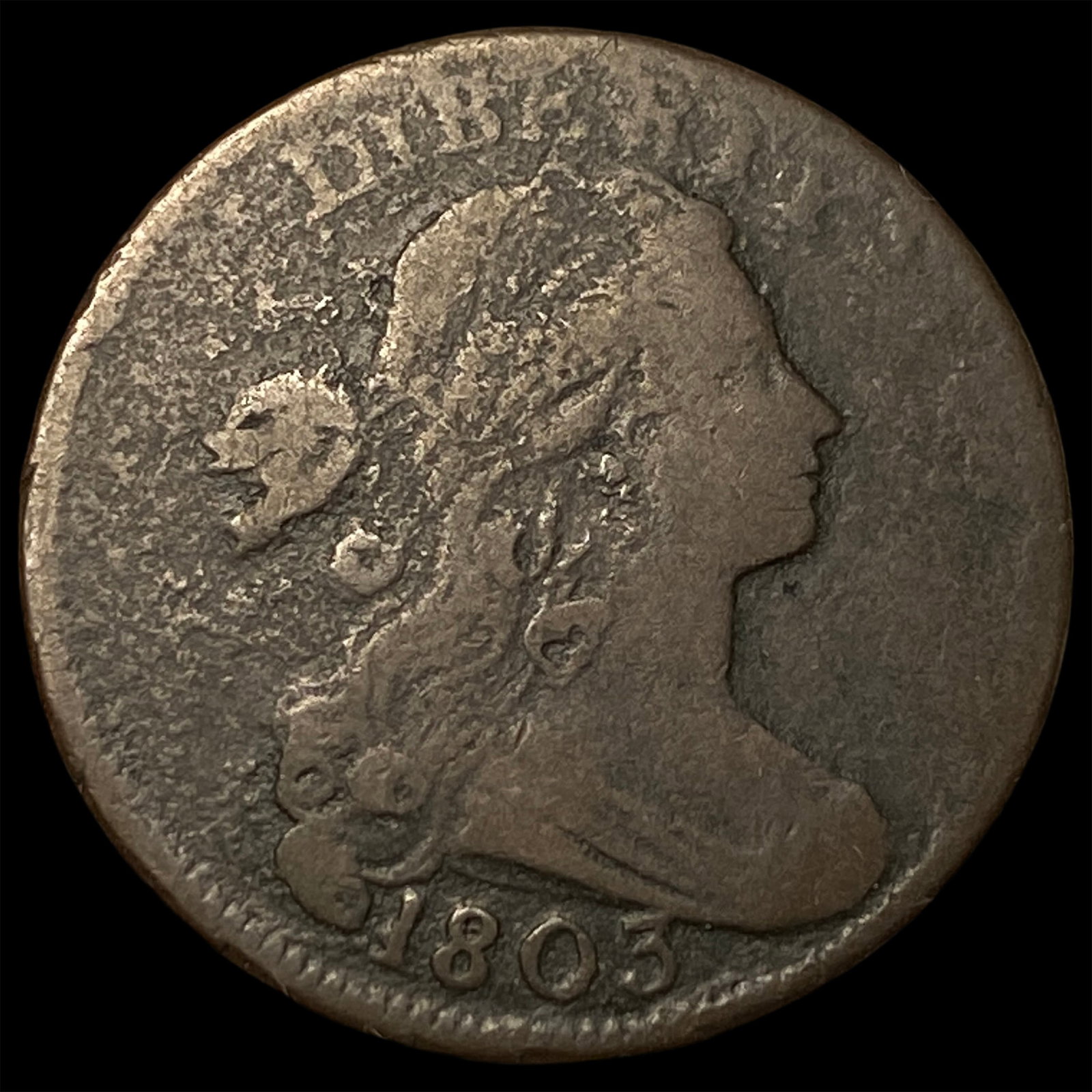 1803 Draped Bust Large Cent LIGHTLY CIRCULATED: 1803 Draped Bust Large Cent LIGHTLY CIRCULATED