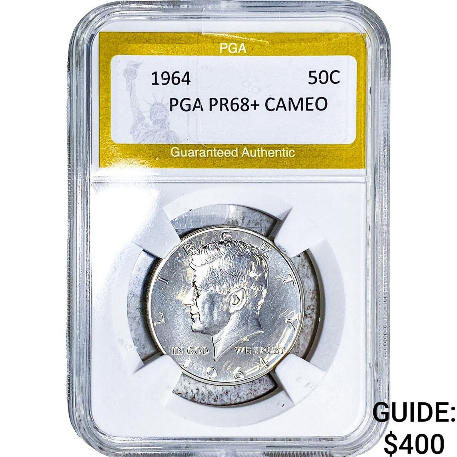 1964 Kennedy Half Dollar PGA PR68+ Cameo: 1964 Kennedy Half Dollar PGA PR68+ Cameo