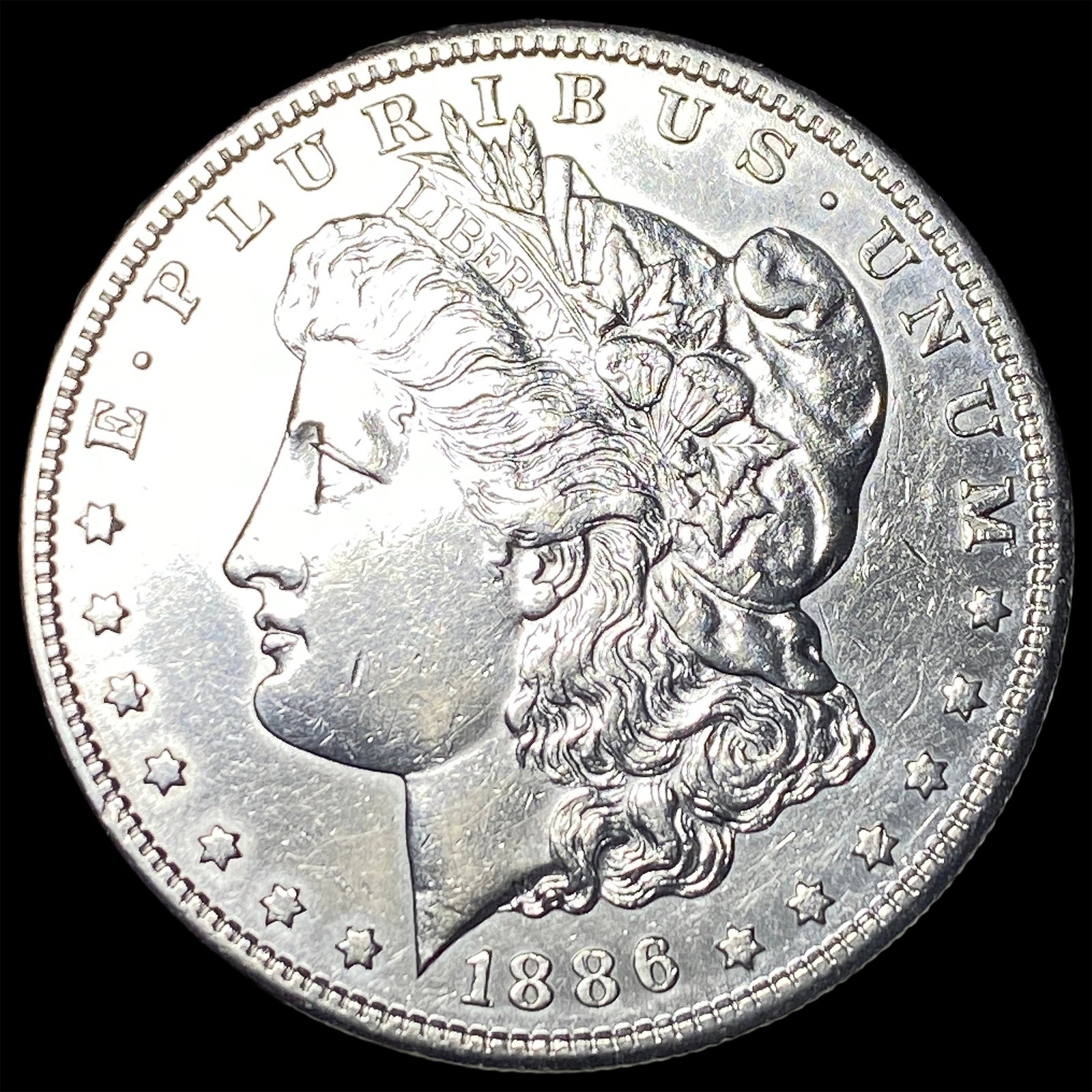1886 Silver Morgan Dollar CHOICE AU: 1886 Silver Morgan Dollar CHOICE AU
