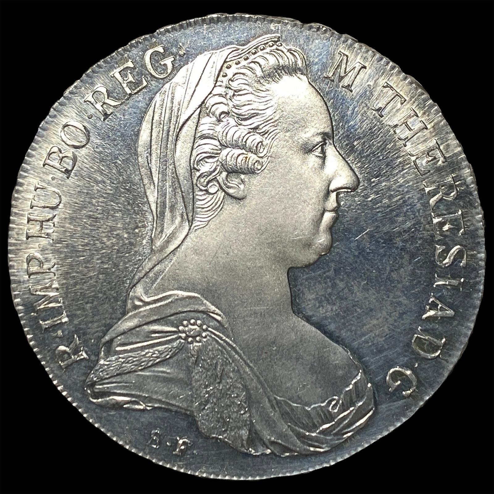 1780 Silver Maria Theresa Thaler (Restrike) UNCIRCULATED: 1780 Silver Maria Theresa Thaler (Restrike) UNCIRCULATED