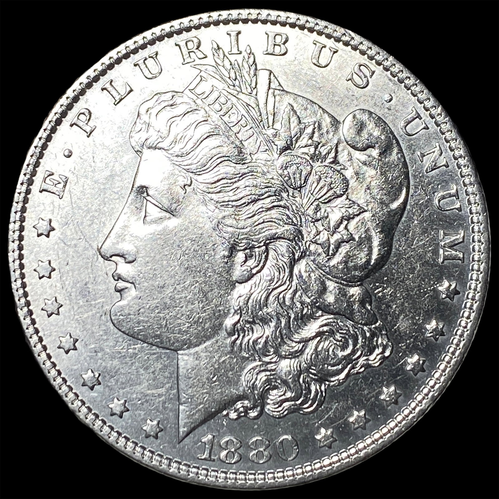1880-S Silver Morgan Dollar UNCIRCULATED: 1880-S Silver Morgan Dollar UNCIRCULATED