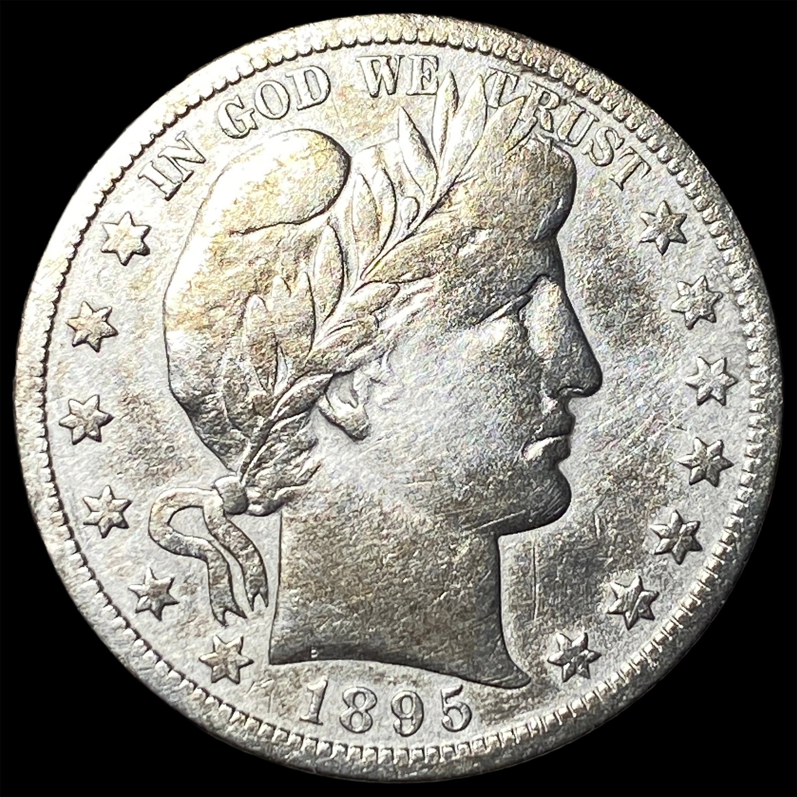 1895-S Silver Barber Half Dollar CLOSELY UNCIRCULATED: 1895-S Silver Barber Half Dollar CLOSELY UNCIRCULATED