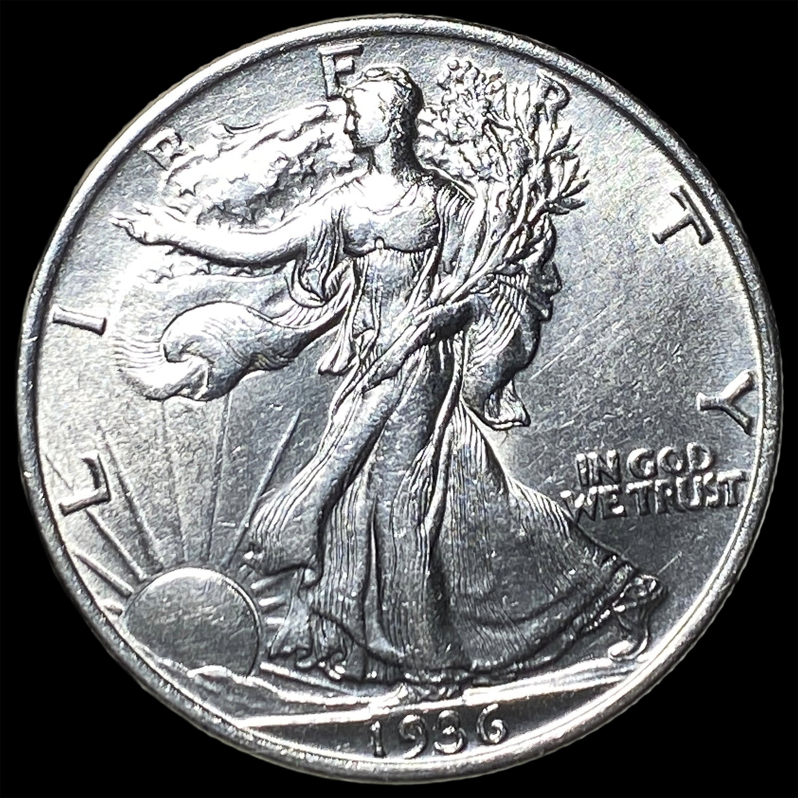 1936 Walking Liberty Half Dollar CHOICE BU: 1936 Walking Liberty Half Dollar CHOICE BU