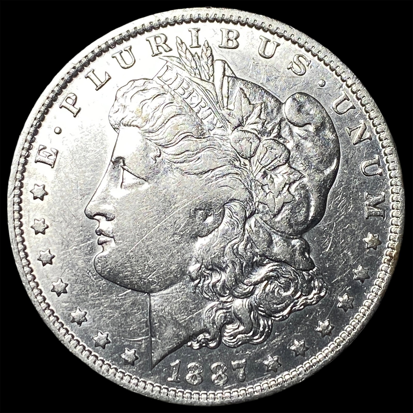 1887-O Silver Morgan Dollar CHOICE AU: 1887-O Silver Morgan Dollar CHOICE AU