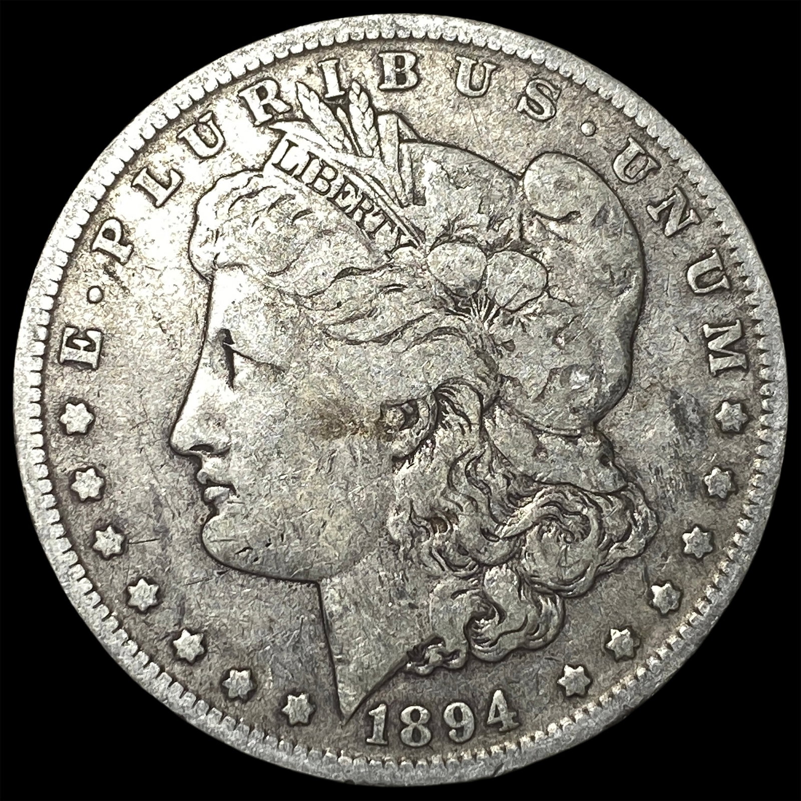 1894-O Silver Morgan Dollar LIGHTLY CIRCULATED: 1894-O Silver Morgan Dollar LIGHTLY CIRCULATED