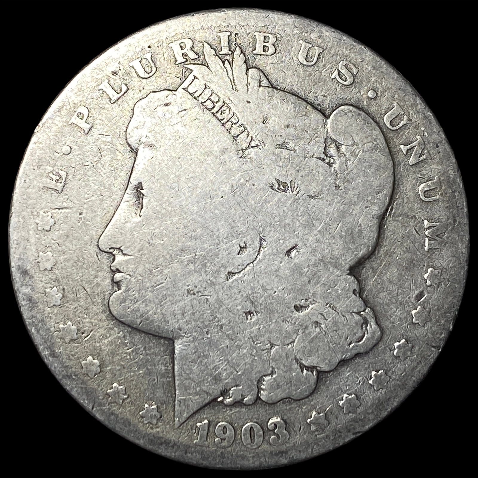1903-S Silver Morgan Dollar NICELY CIRCULATED: 1903-S Silver Morgan Dollar NICELY CIRCULATED