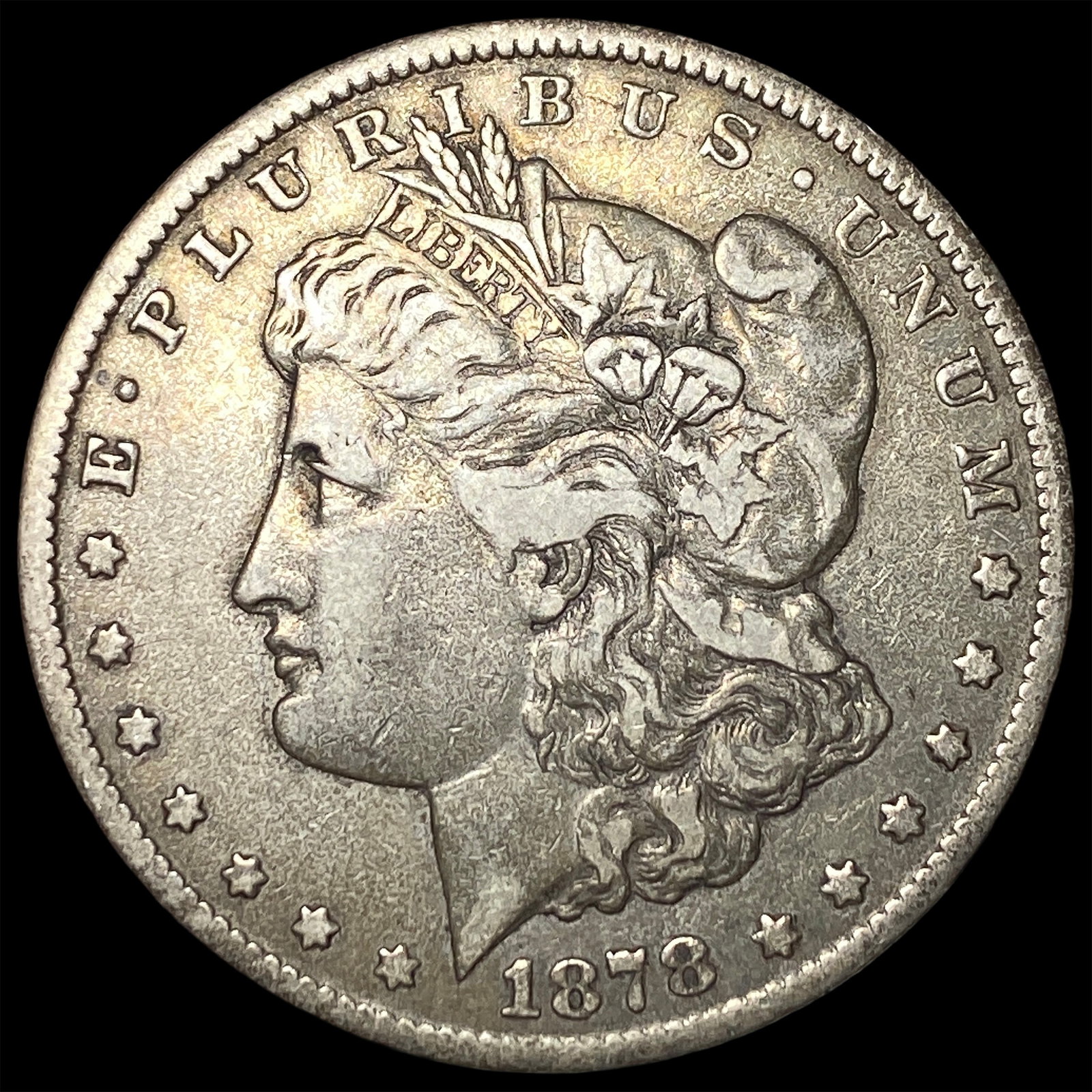 1878 Silver Morgan Dollar NEARLY UNCIRCULATED: 1878 Silver Morgan Dollar NEARLY UNCIRCULATED