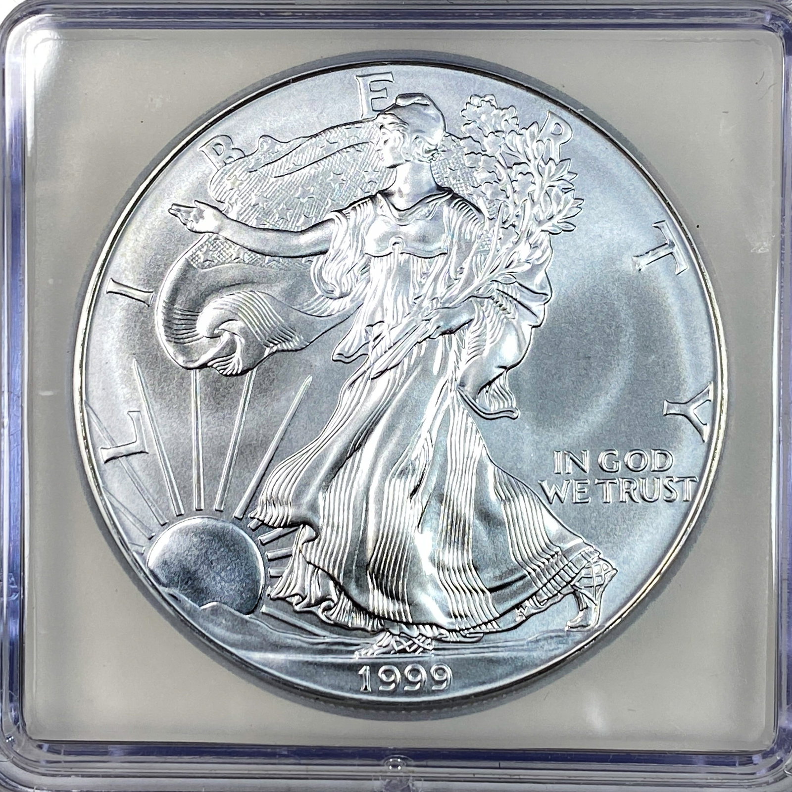1999 Silver Eagle ICG MS70 - 3