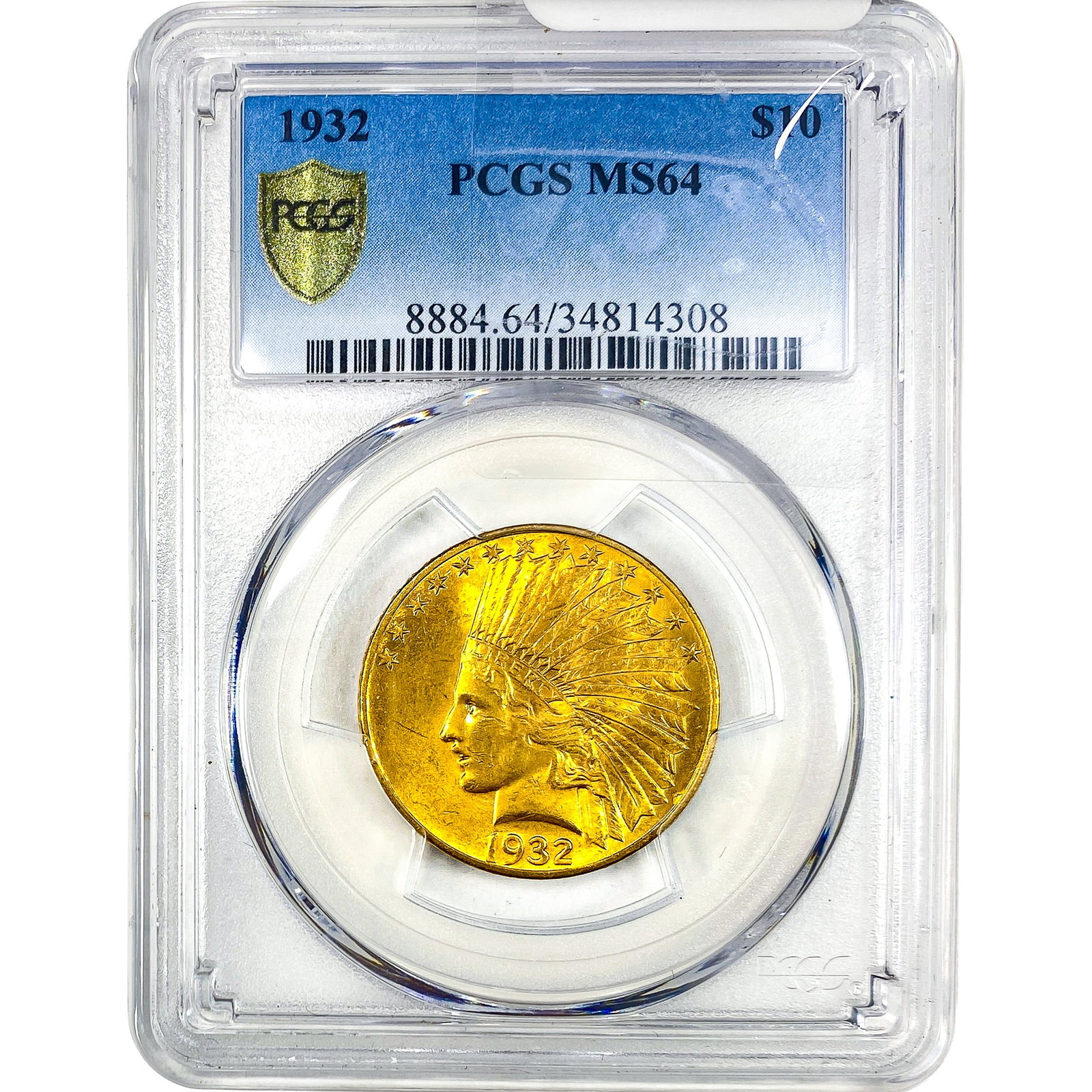 1932 $10 Gold Eagle PCGS MS64: 1932 $10 Gold Eagle PCGS MS64