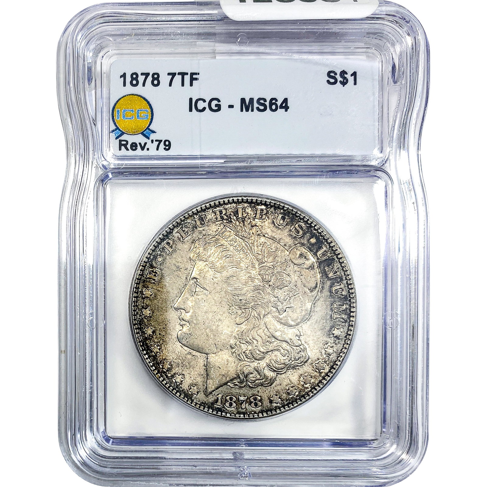 1878 Rev. 79 Morgan Silver Dollar ICG MS64: 1878 Rev. 79 Morgan Silver Dollar ICG MS64
