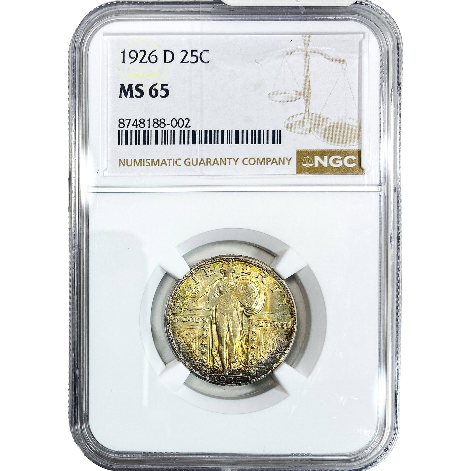 1926-D Standing Liberty Quarter NGC MS65 (1 of 4)