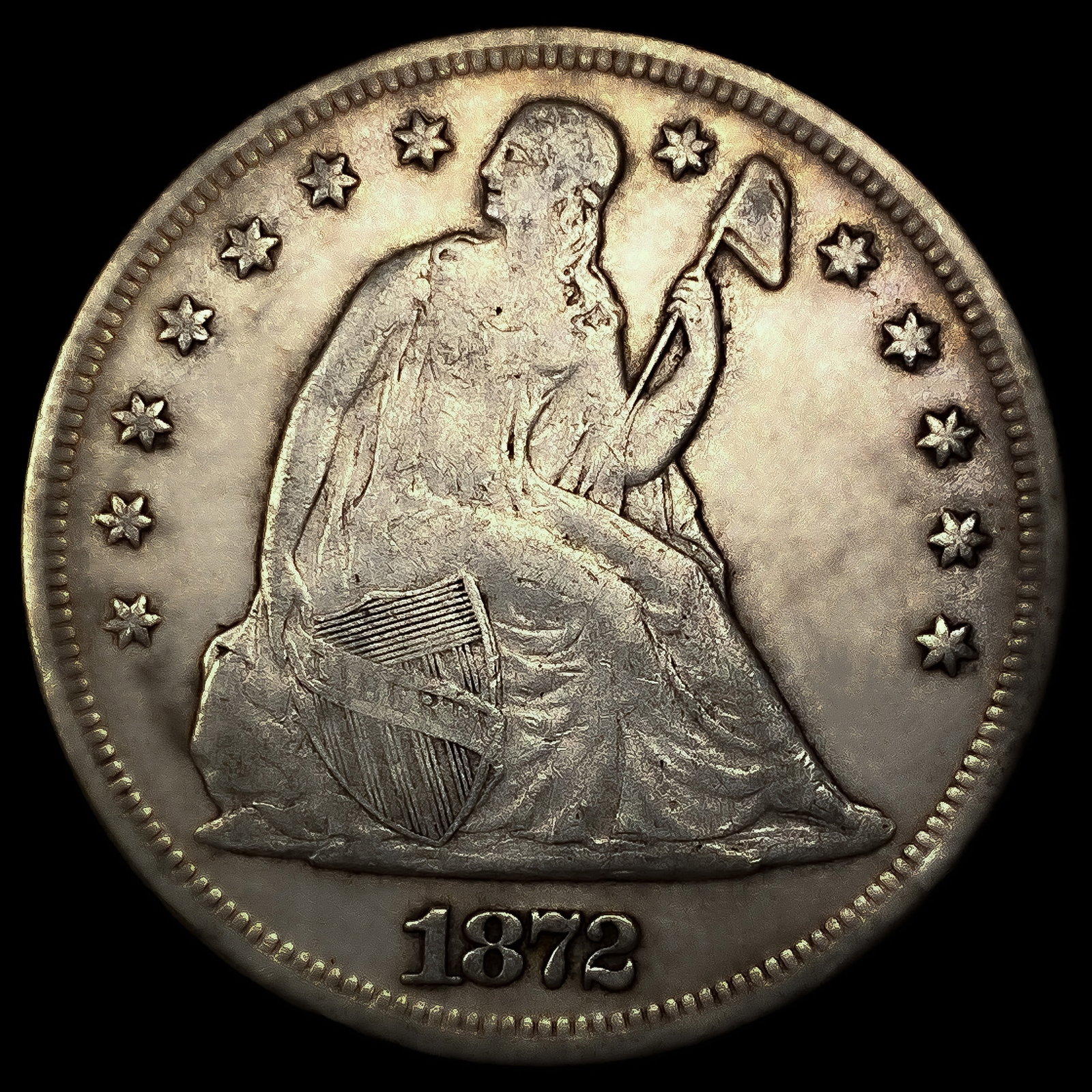 1872 Seated Liberty Dollar (1 of 2)