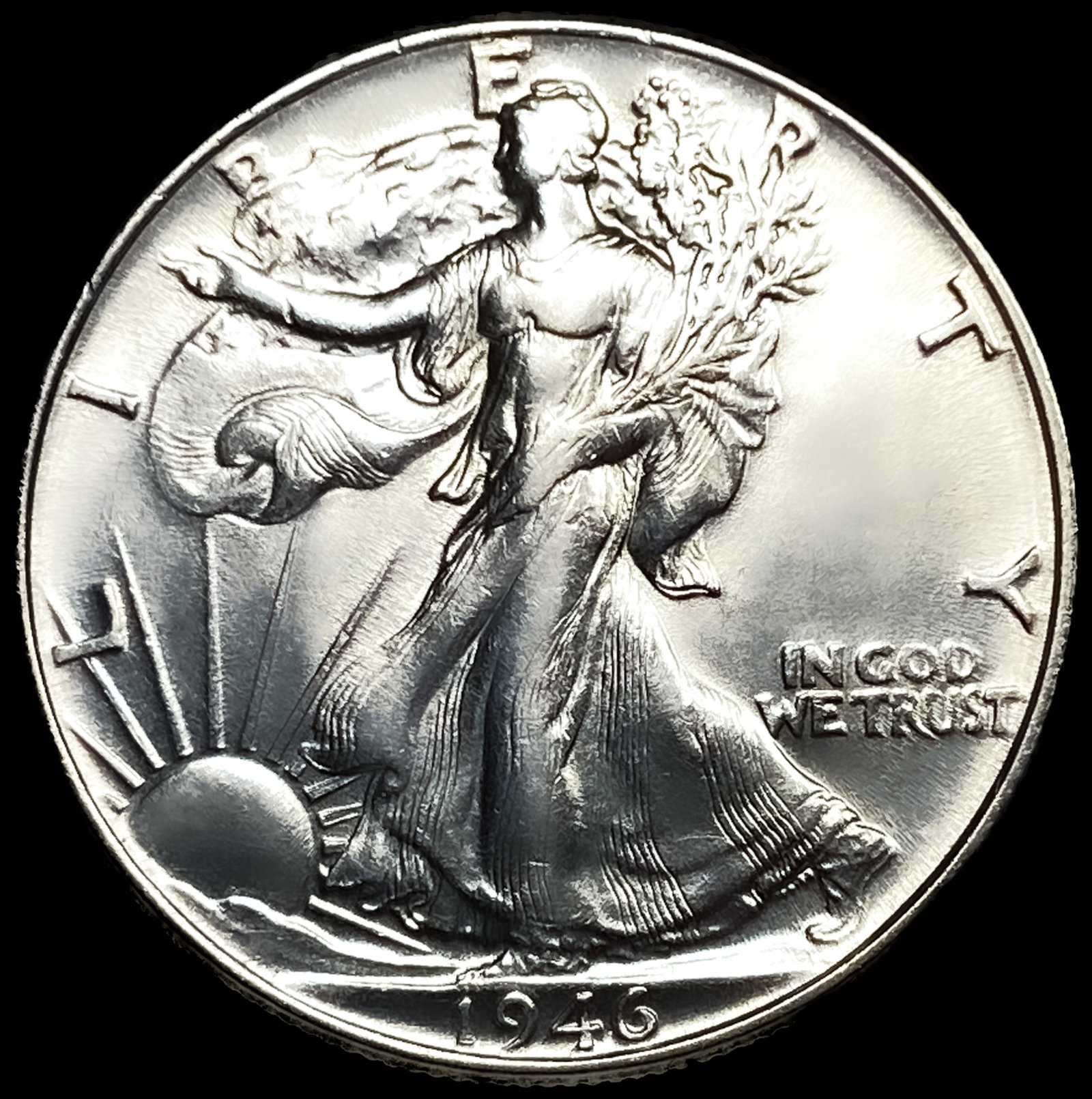 1946 DDR Walking Liberty Half Dollar: 1946 DDR Walking Liberty Half Dollar