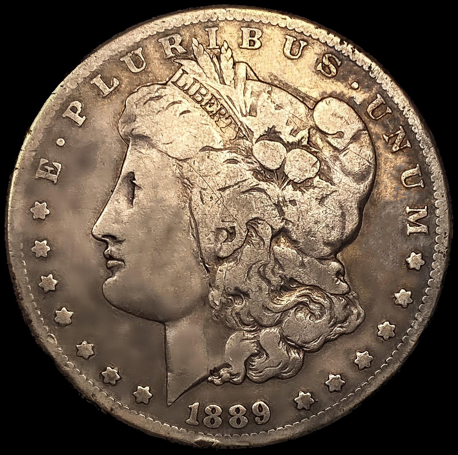 1889-CC Morgan Silver Dollar (1 of 2)
