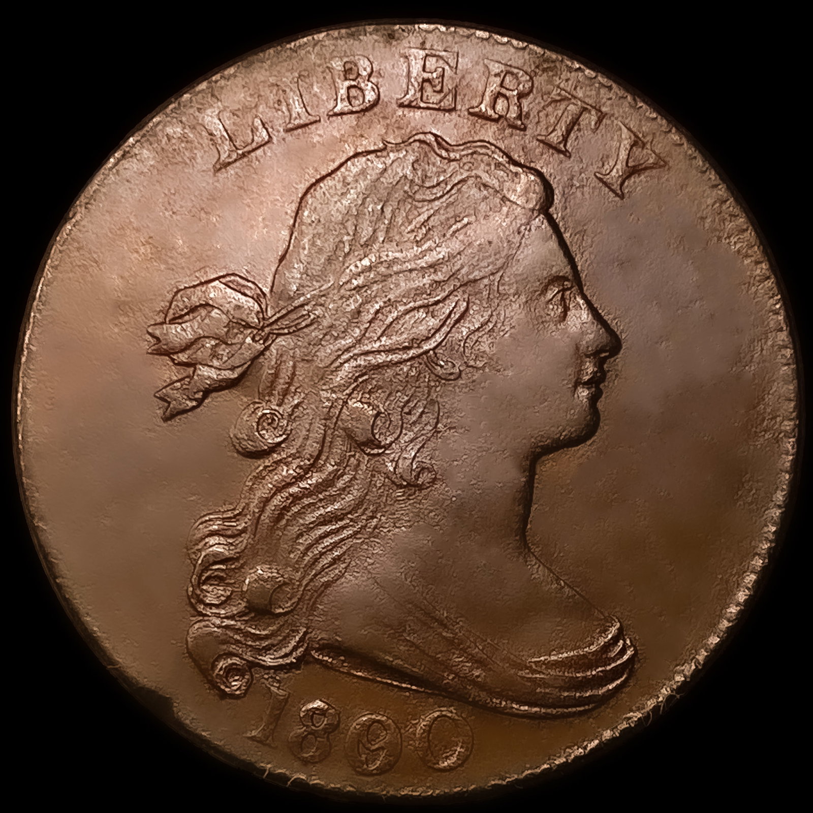 1800/79 Draped Bust Large Cent (1 of 2)