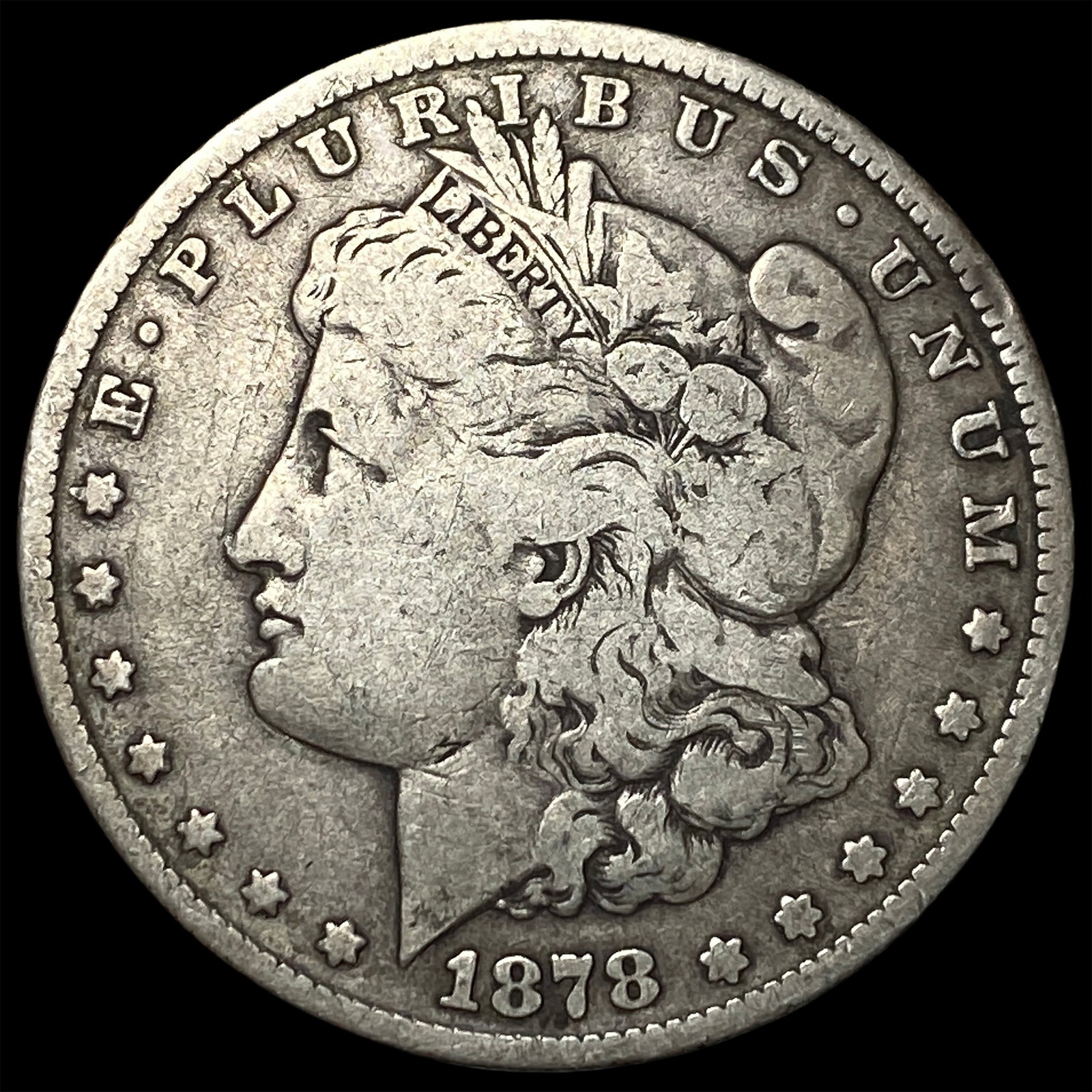 1878-CC Silver Morgan Dollar NICELY CIRCULATED: 1878-CC Silver Morgan Dollar NICELY CIRCULATED