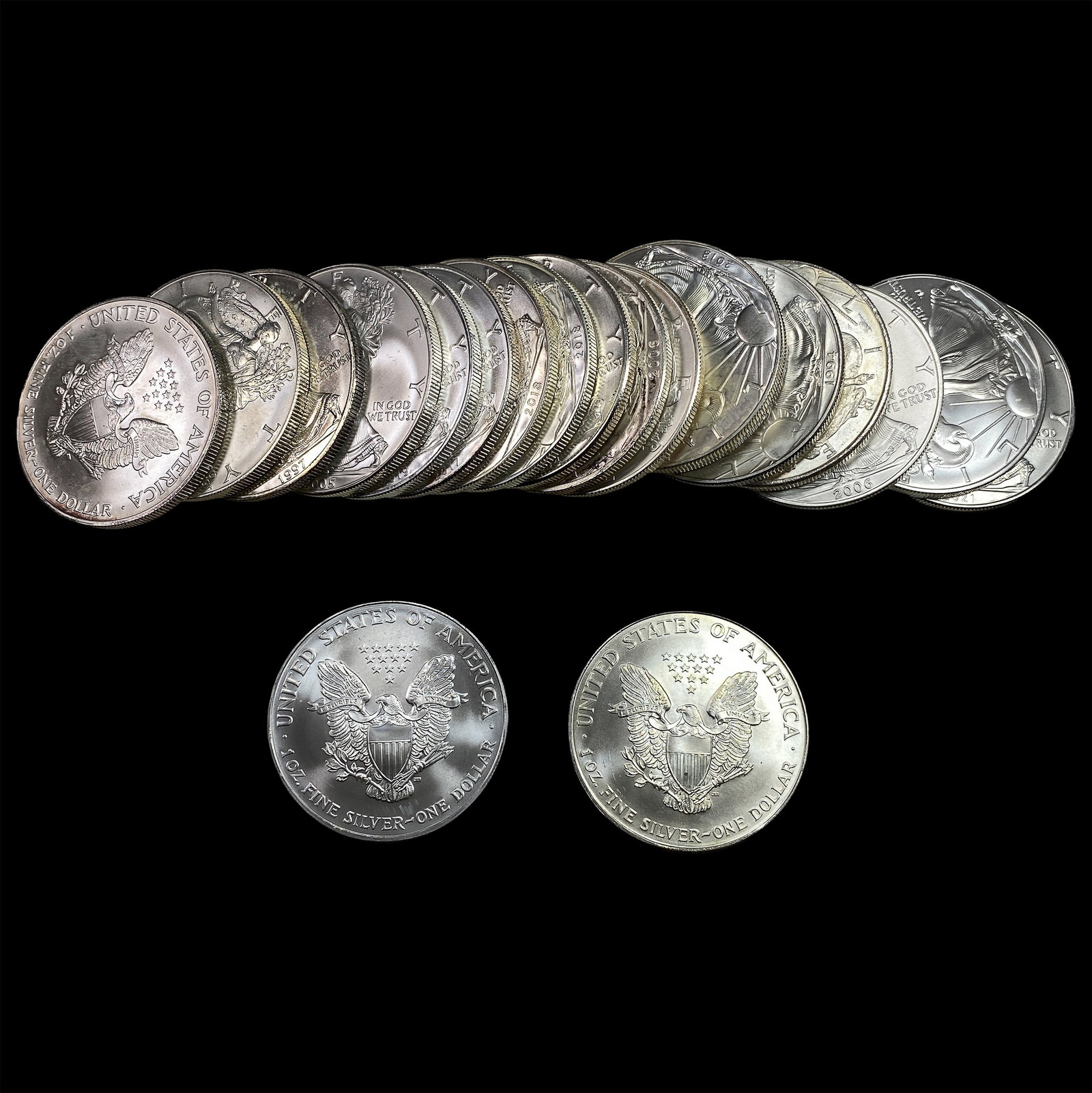 20 Silver Eagles BU - 2