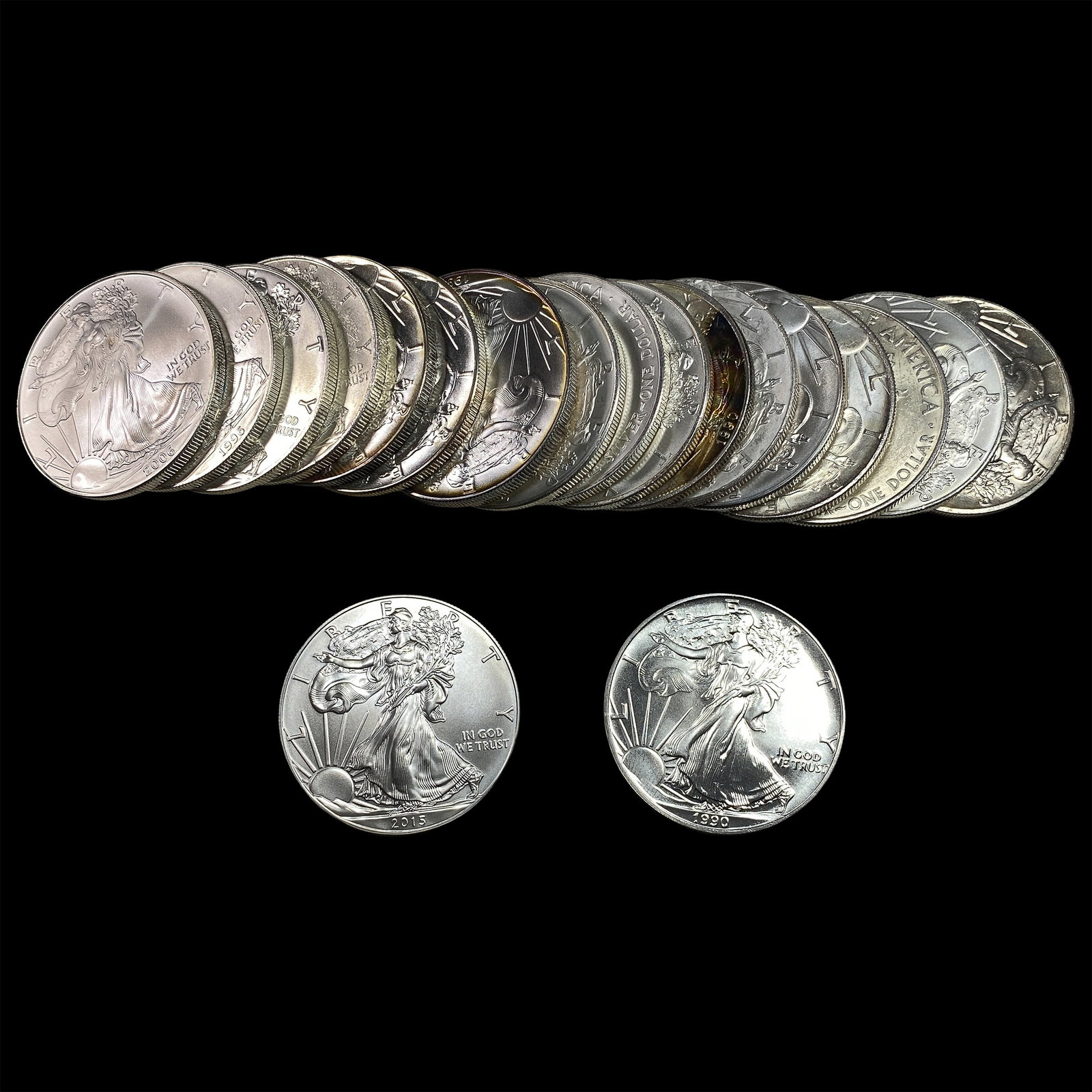 20 Silver Eagles BU: 20 Silver Eagles BU