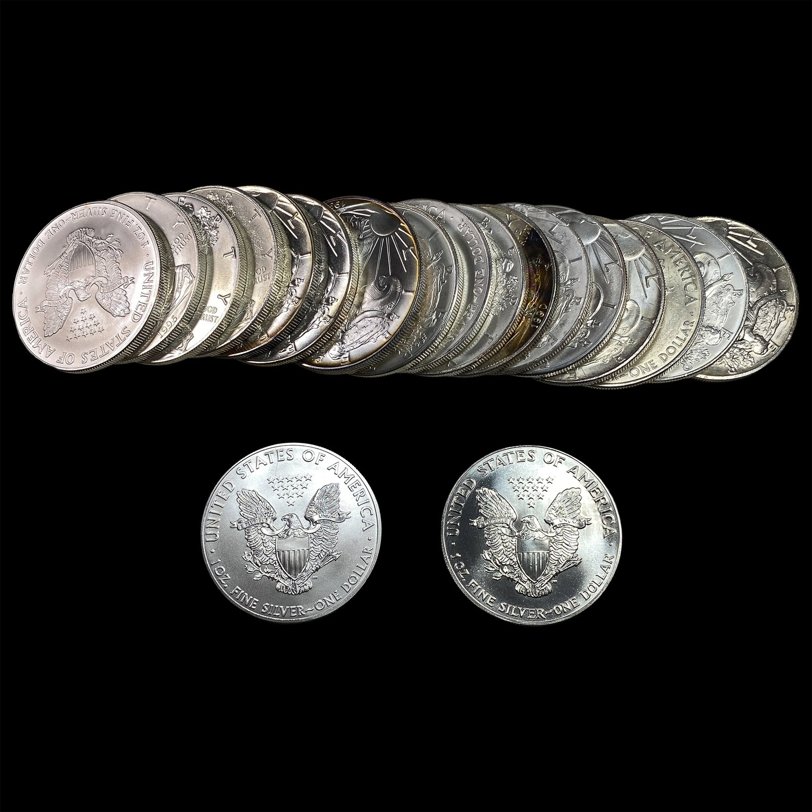 20 Silver Eagles BU - 2