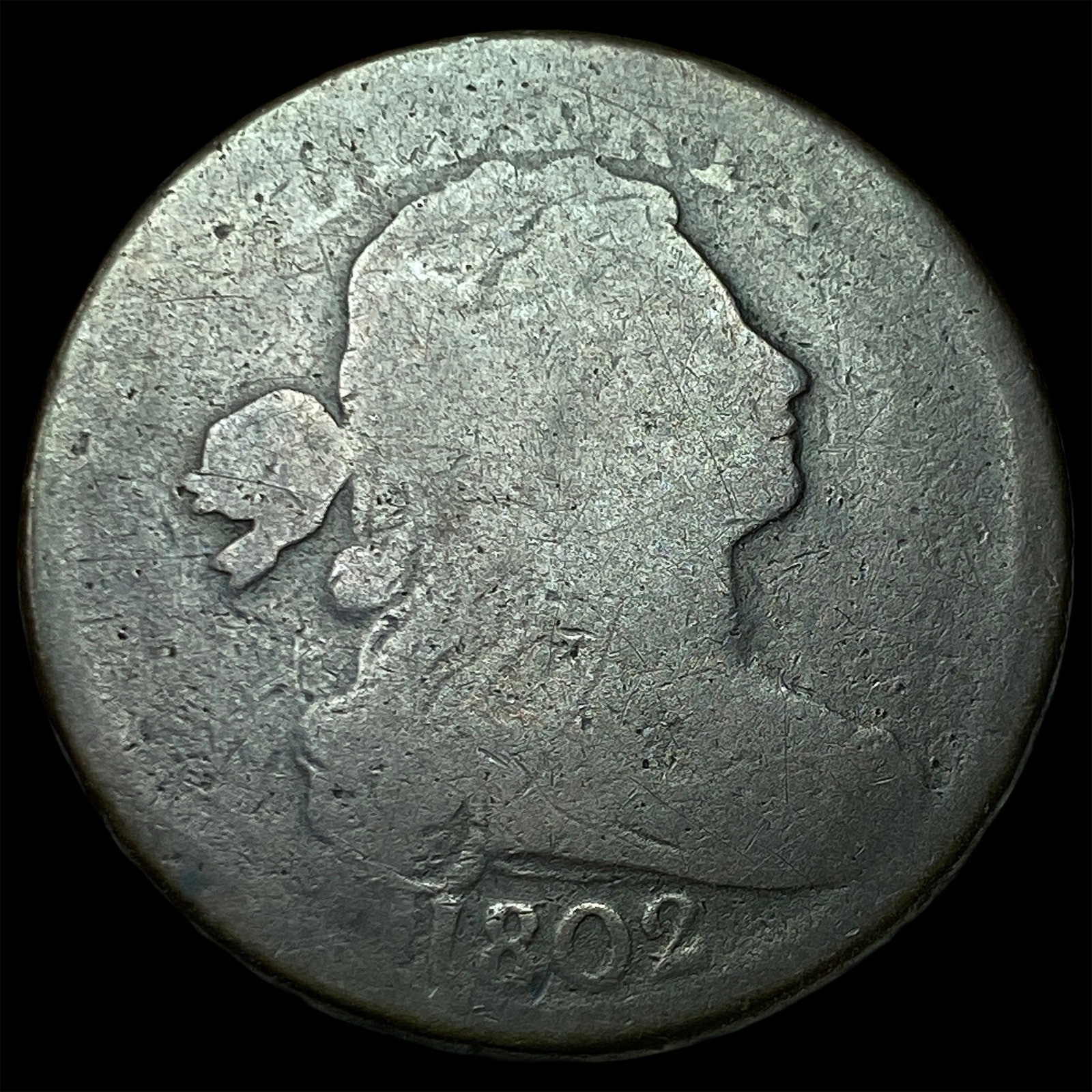 1802 Draped Bust Large Cent NICELY CIRCULATED: 1802 Draped Bust Large Cent NICELY CIRCULATED