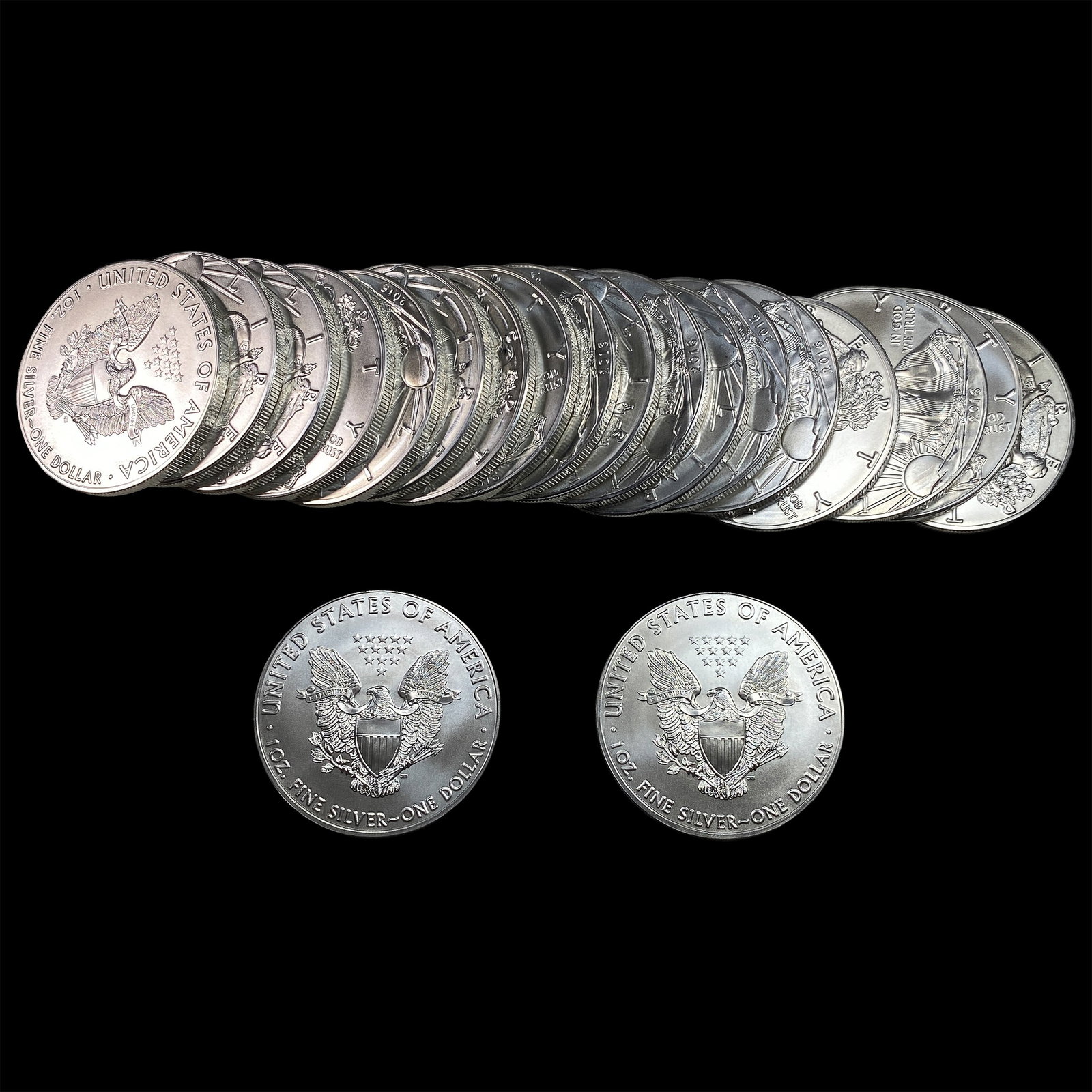 20 2016 Silver Eagle GEM BU - 2