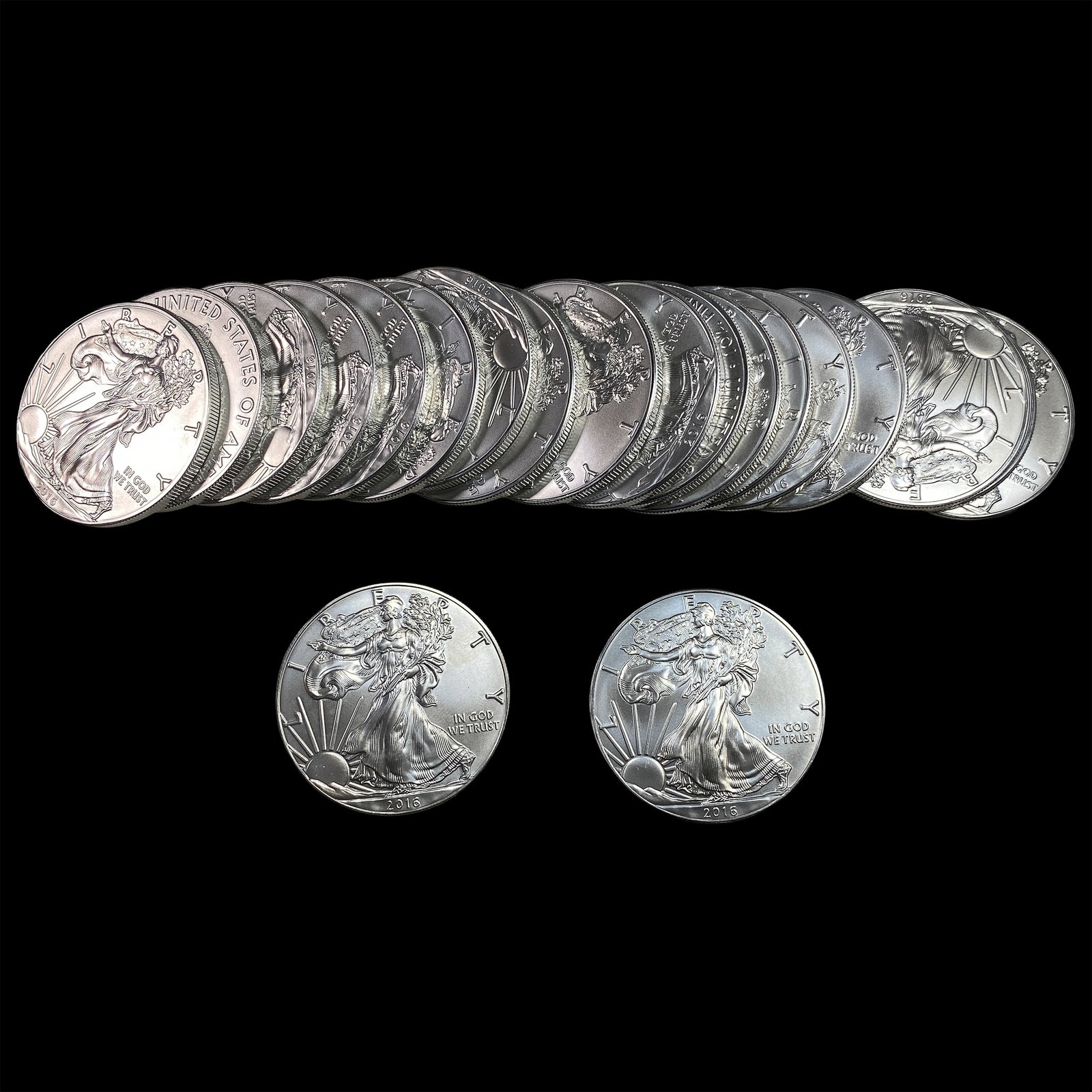20 2016 Silver Eagle GEM BU: 20 2016 Silver Eagle GEM BU