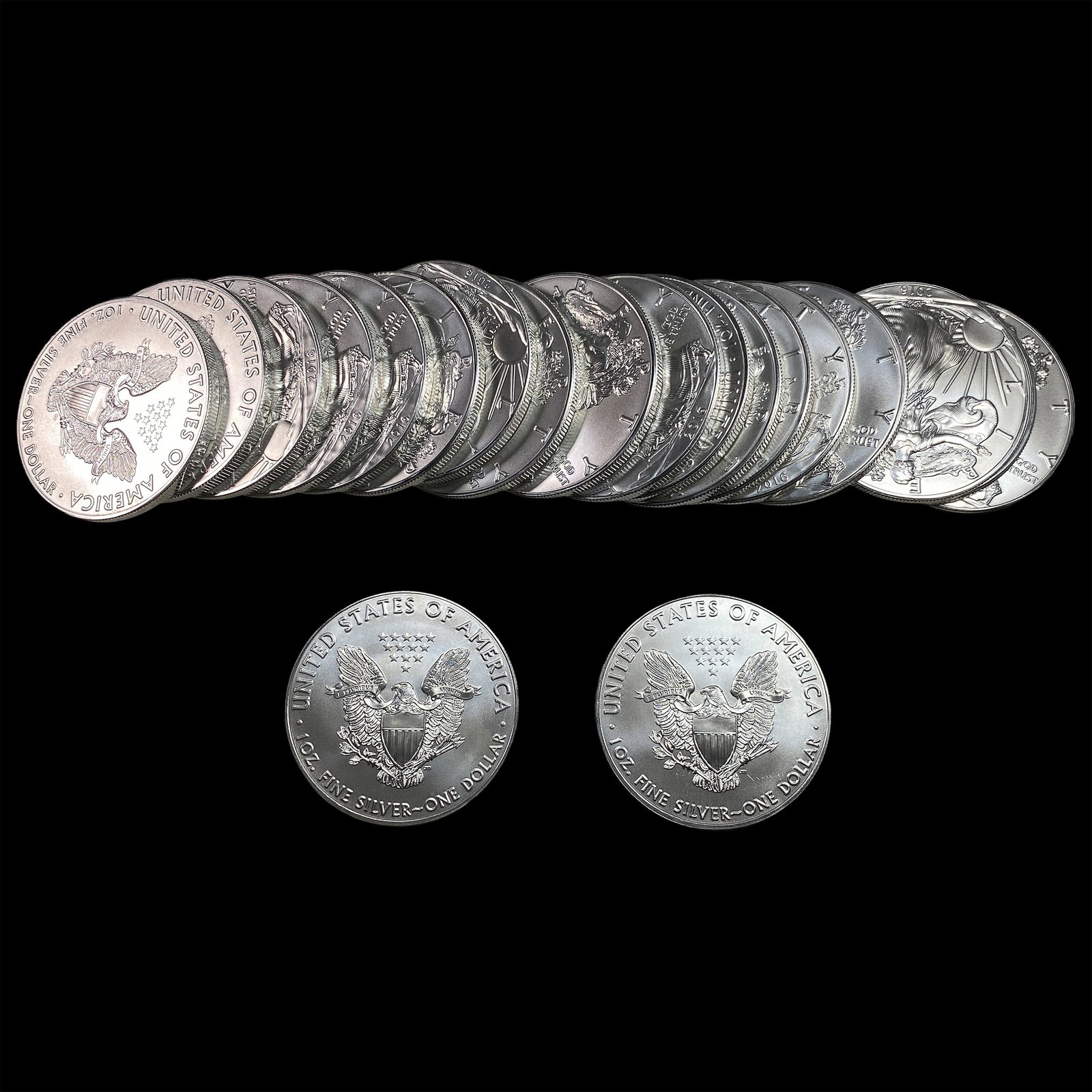 20 2016 Silver Eagle GEM BU - 2