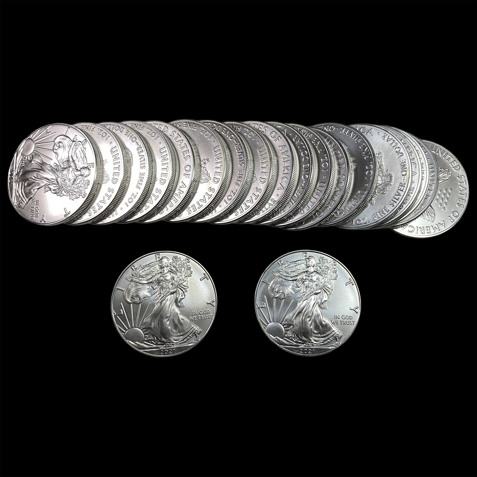 20 2025 Silver Eagle GEM BU (1 of 2)