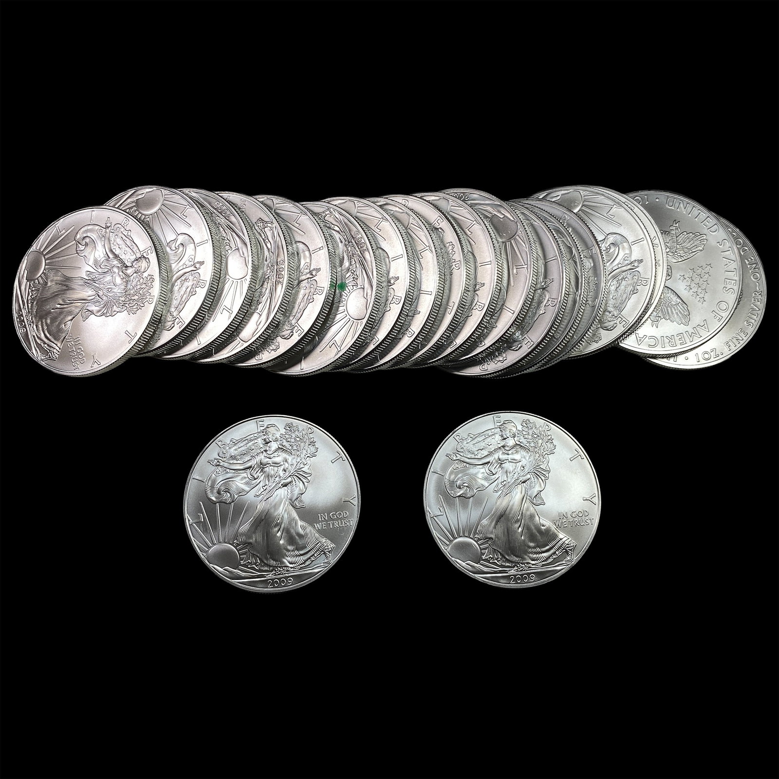 20 2009 Silver Eagle GEM BU: 20 2009 Silver Eagle GEM BU