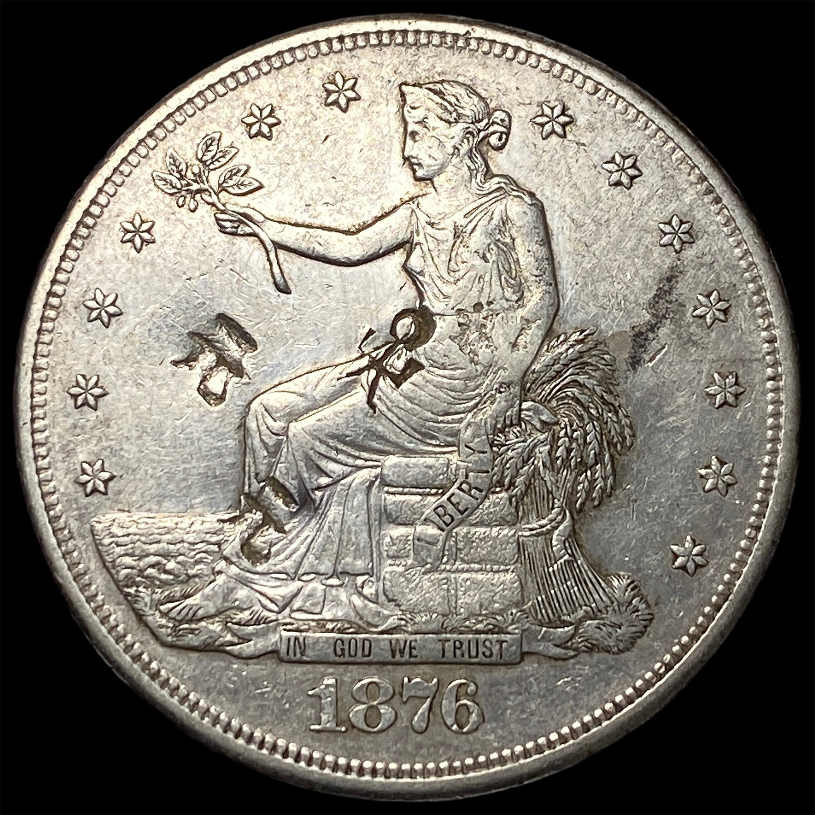 1876-S Silver Trade Dollar HIGH GRADE: 1876-S Silver Trade Dollar HIGH GRADE