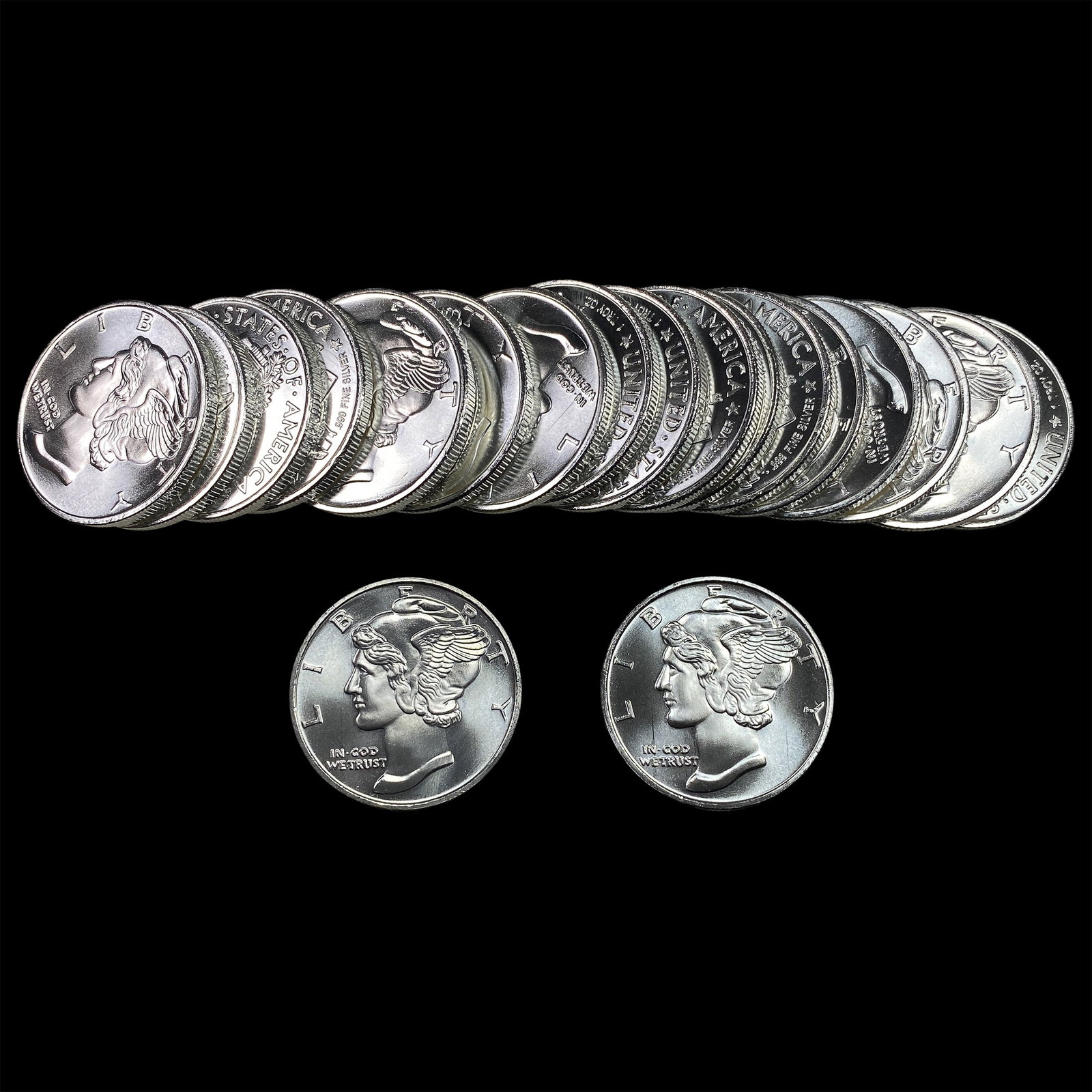 20 1 Troy oz Mercurys Silver: 20 1 Troy oz Mercurys Silver
