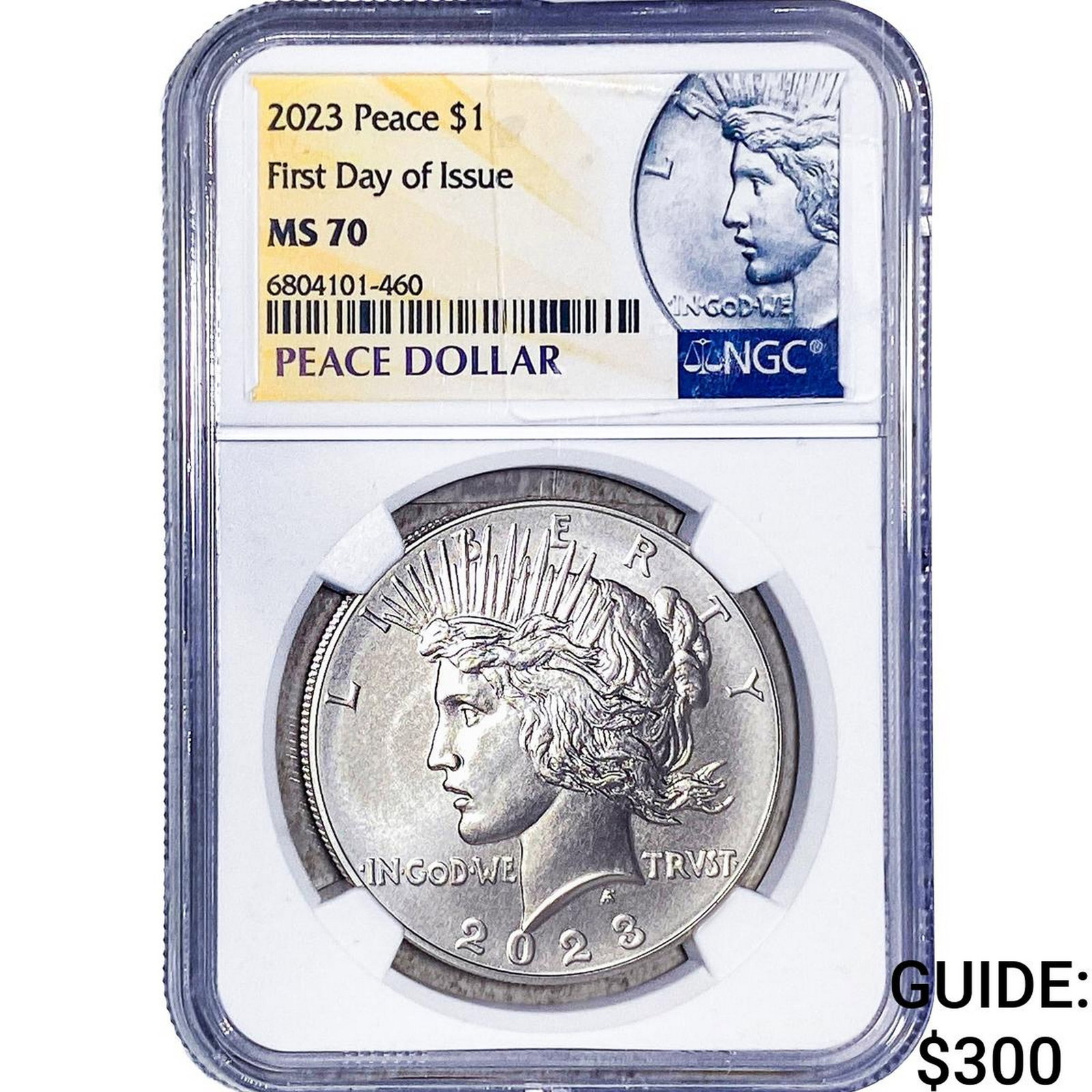 2023 Silver Peace Dollar NGC MS70: 2023 Silver Peace Dollar NGC MS70