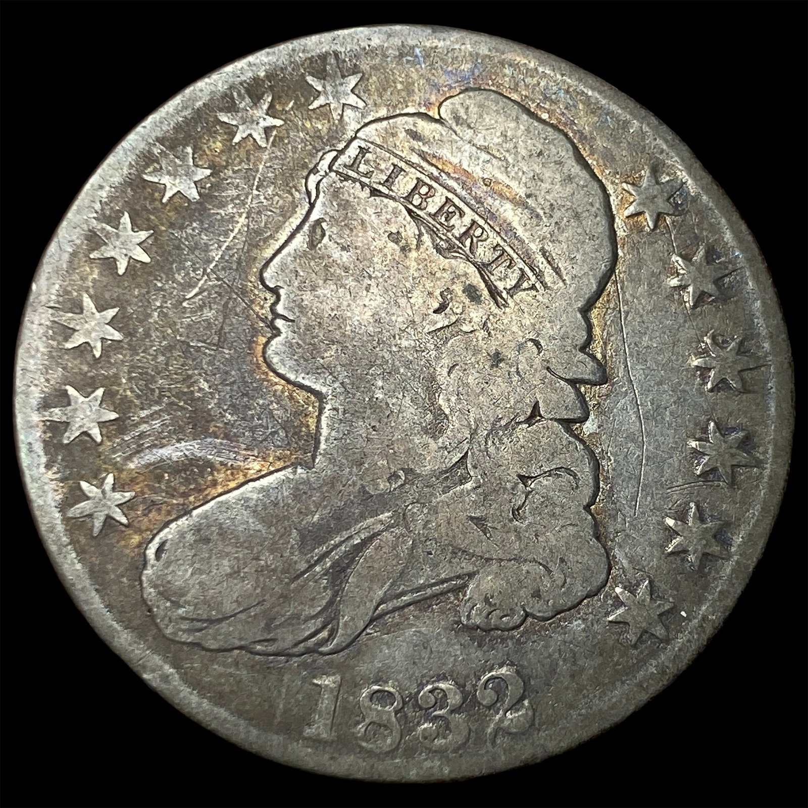 1832 Capped Bust Half Dollar NICELY CIRCULATED: 1832 Capped Bust Half Dollar NICELY CIRCULATED