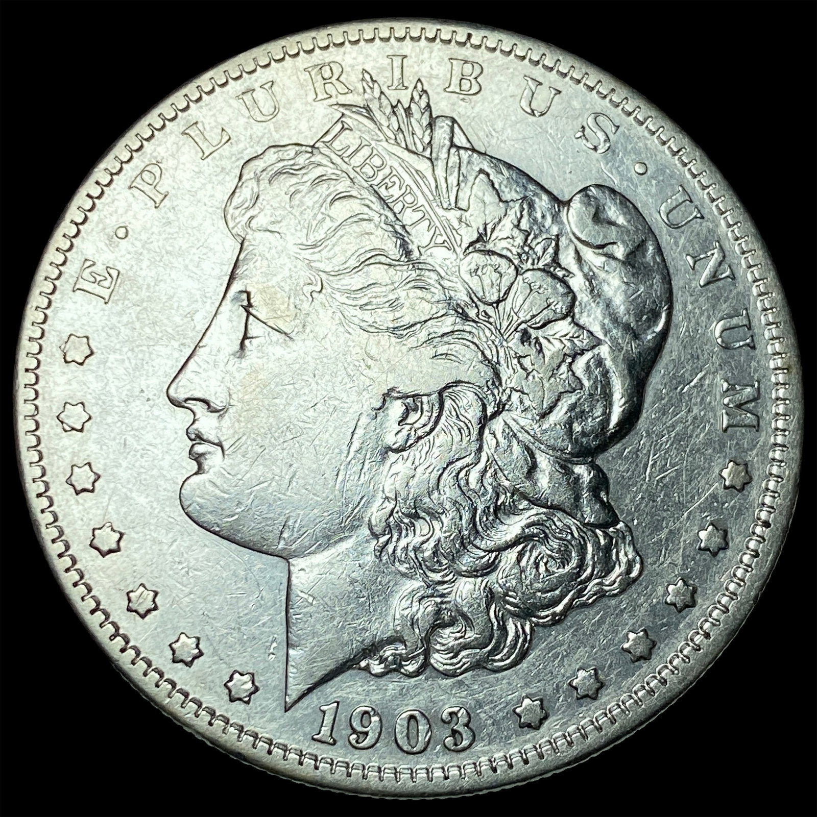 1903-S Silver Morgan Dollar NEARLY UNCIRCULATED: 1903-S Silver Morgan Dollar NEARLY UNCIRCULATED