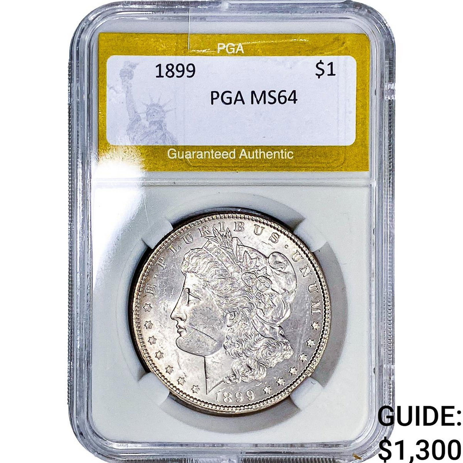 1899 Morgan Silver Dollar PGA MS64: 1899 Morgan Silver Dollar PGA MS64