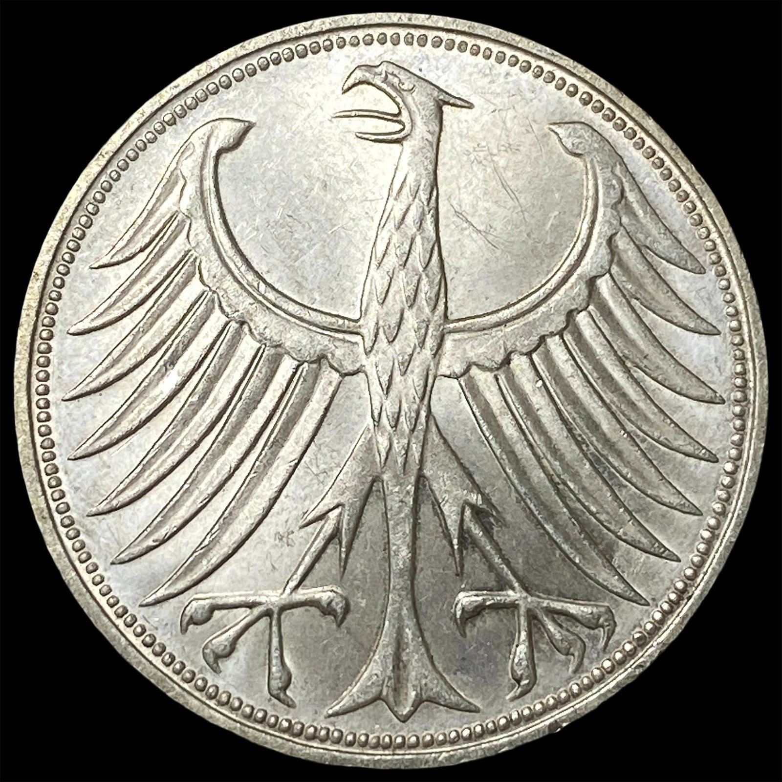 1972F Germany Silver 5 Mark: 1972F Germany Silver 5 Mark
