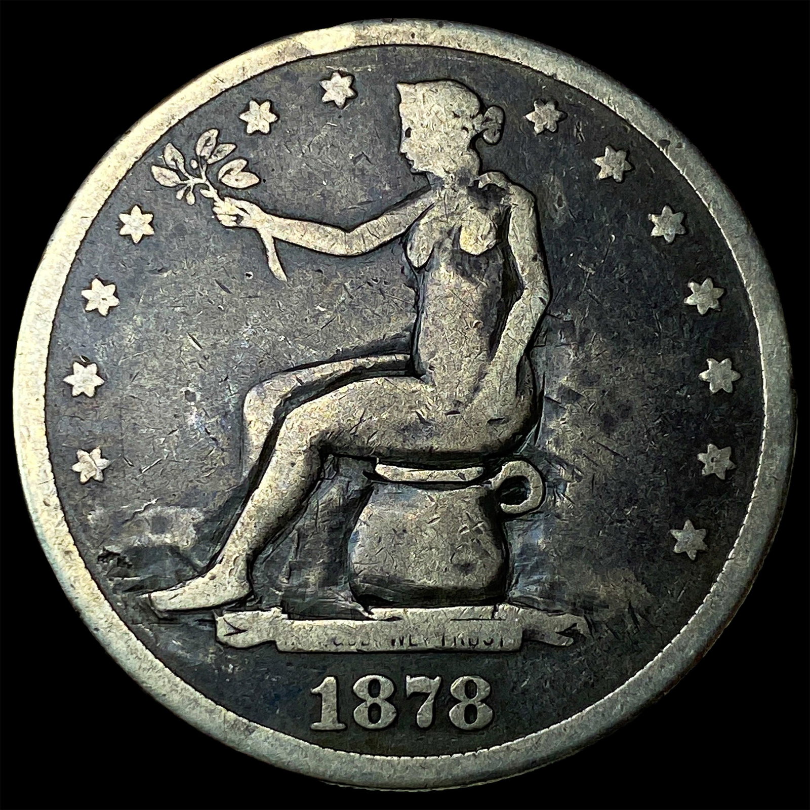 1878-S Silver Trade Dollar "potty dollar" HIGH GRADE: 1878-S Silver Trade Dollar "potty dollar" HIGH GRADE