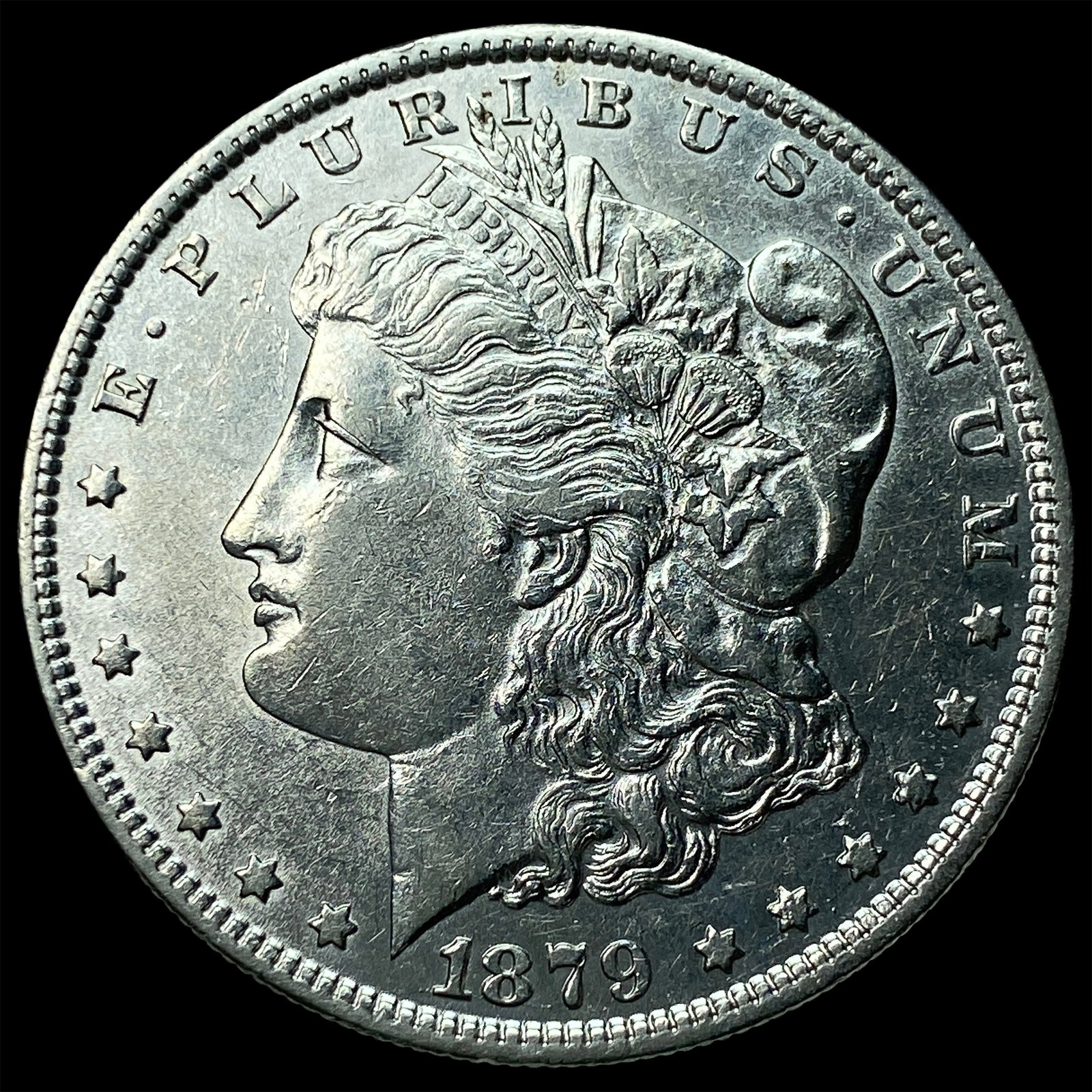 1879-O Silver Morgan Dollar CHOICE AU: 1879-O Silver Morgan Dollar CHOICE AU
