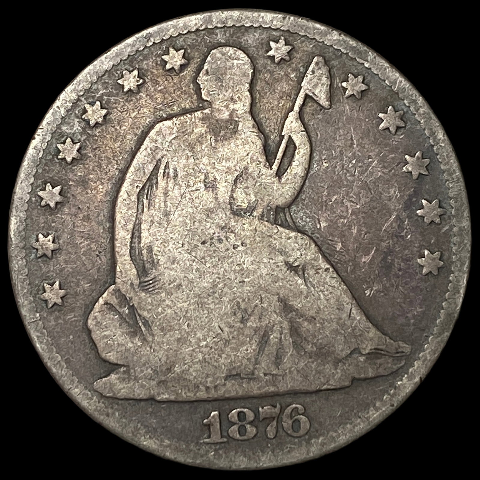 1876 Seated Liberty Half Dollar UNCIRCULATED (1 of 2)