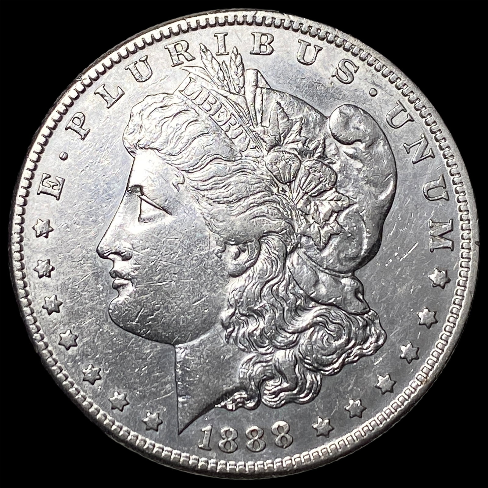 1888-S Silver Morgan Dollar CLOSELY UNCIRCULATED: 1888-S Silver Morgan Dollar CLOSELY UNCIRCULATED