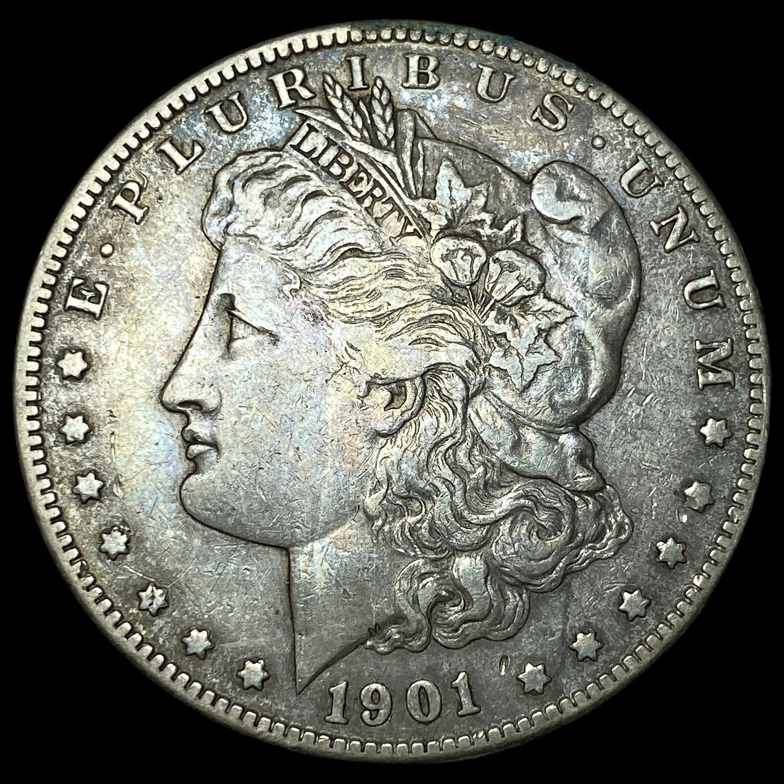 1901-S Silver Morgan Dollar NEARLY UNCIRCULATED: 1901-S Silver Morgan Dollar NEARLY UNCIRCULATED
