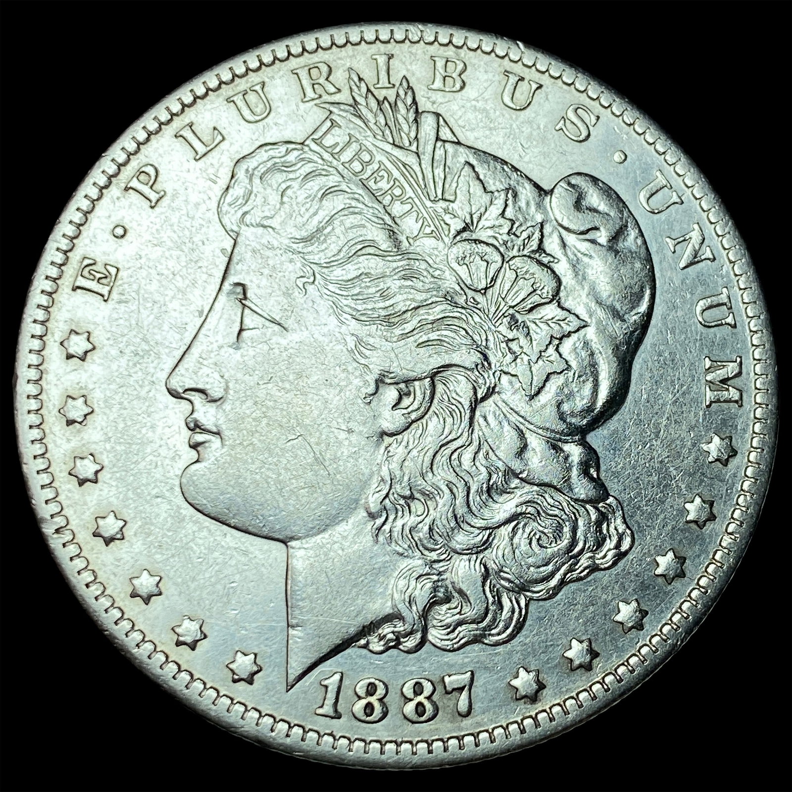 1887-O Silver Morgan Dollar CLOSELY UNCIRCULATED: 1887-O Silver Morgan Dollar CLOSELY UNCIRCULATED