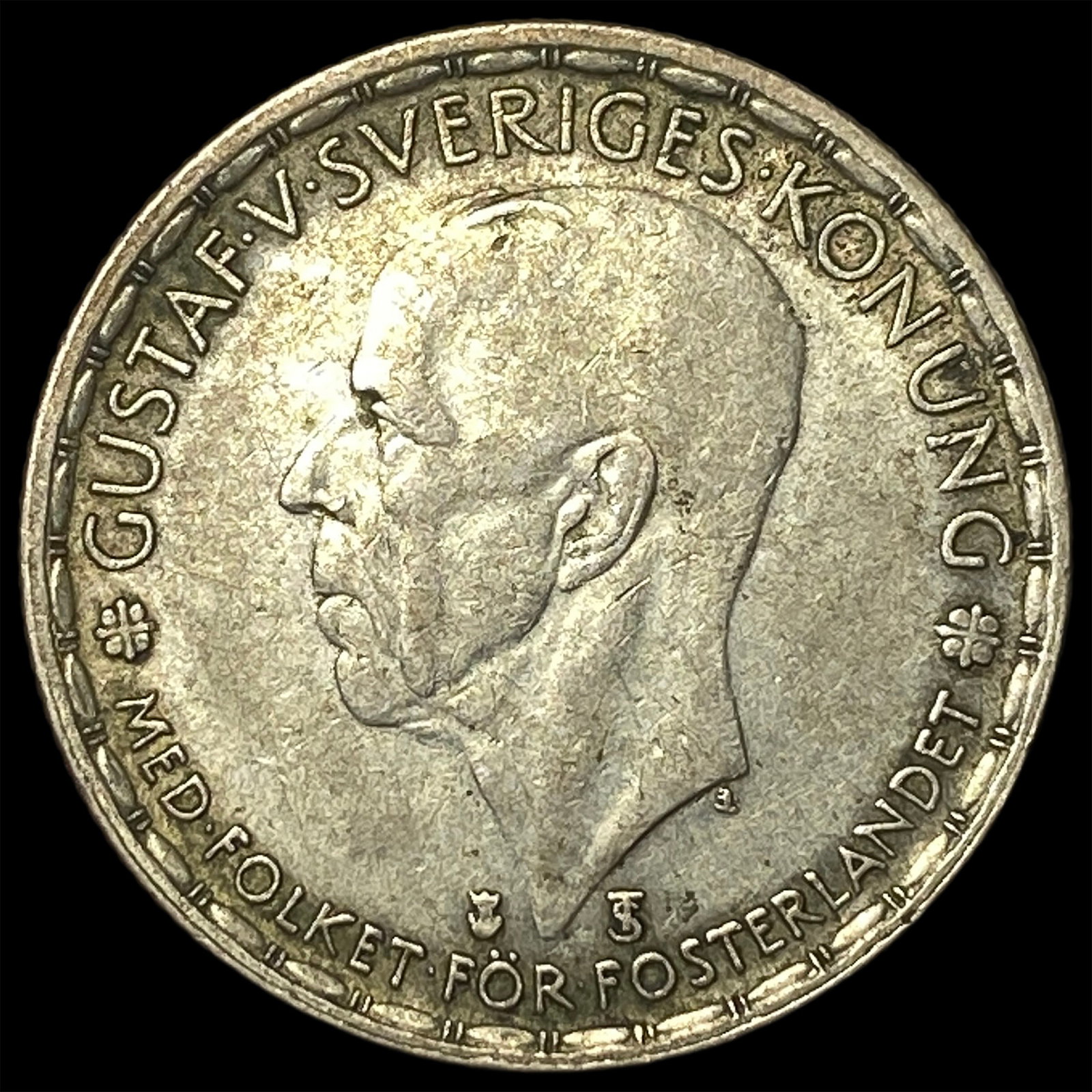 1946 Sweden Silver 1 Krona (1 of 2)