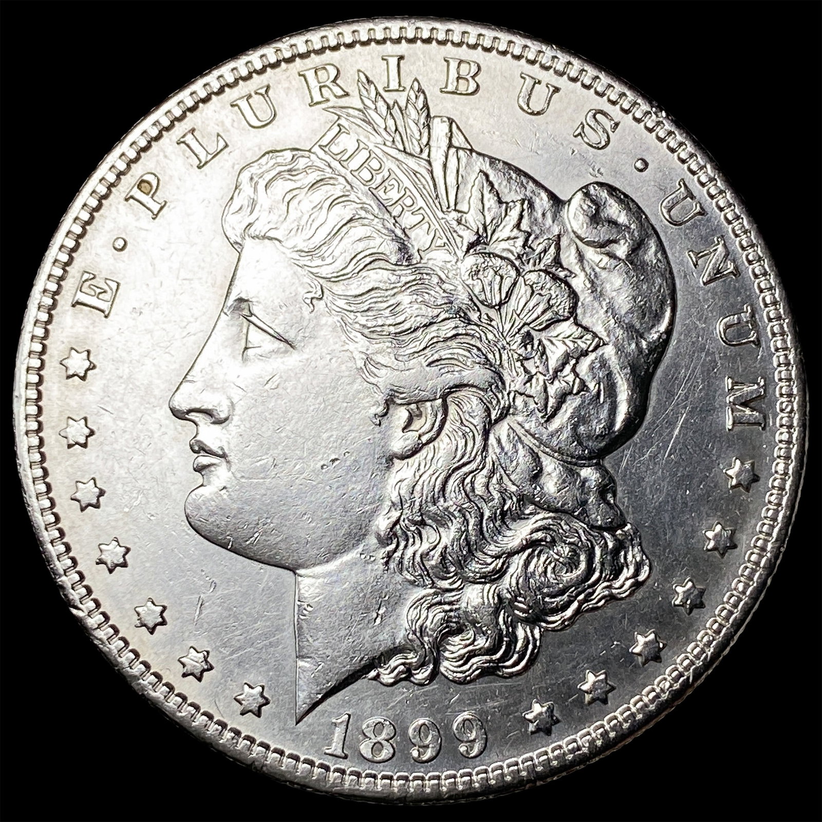 1899-S Silver Morgan Dollar CHOICE AU: 1899-S Silver Morgan Dollar CHOICE AU