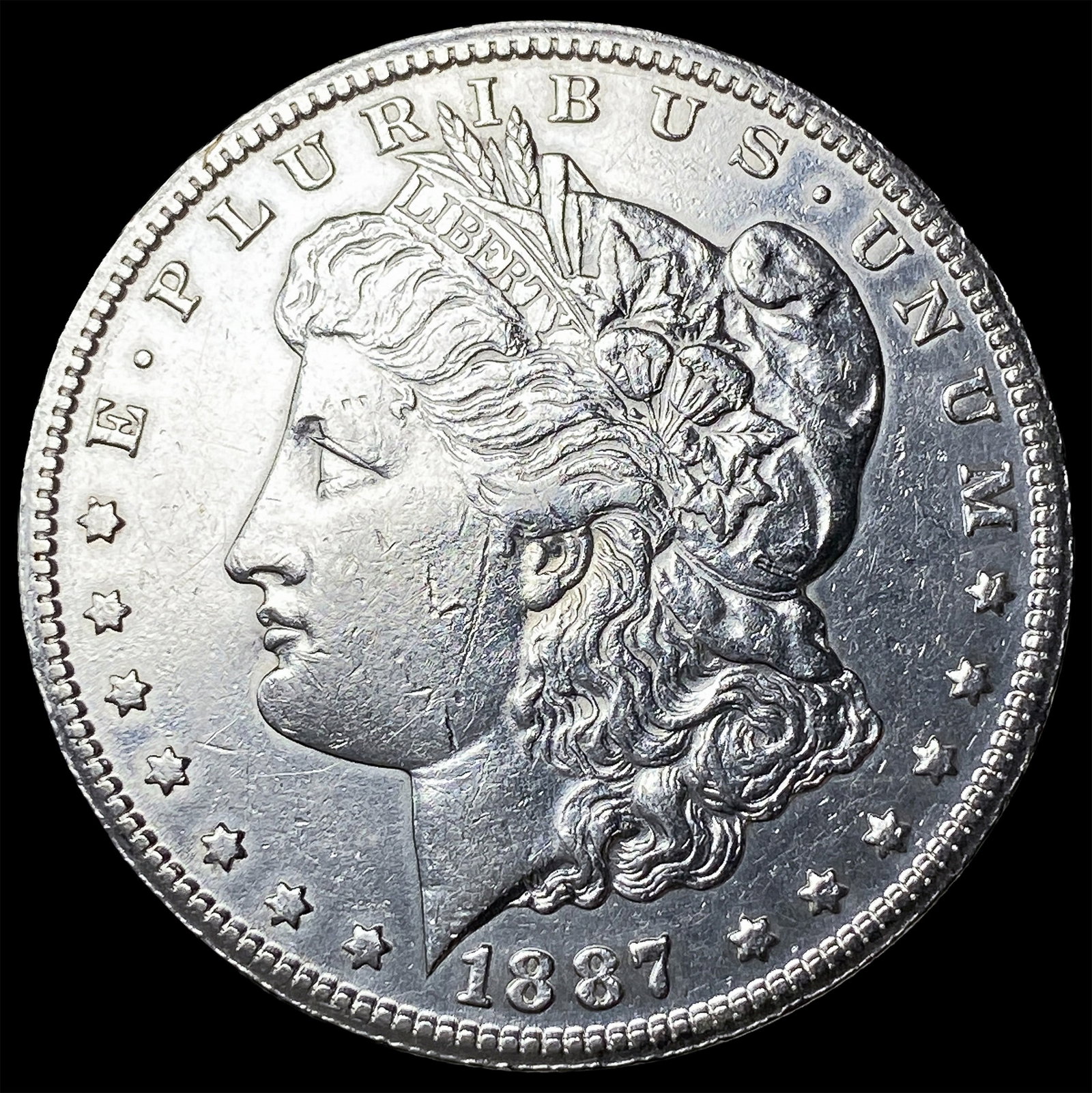 1887-S Silver Morgan Dollar UNCIRCULATED: 1887-S Silver Morgan Dollar UNCIRCULATED