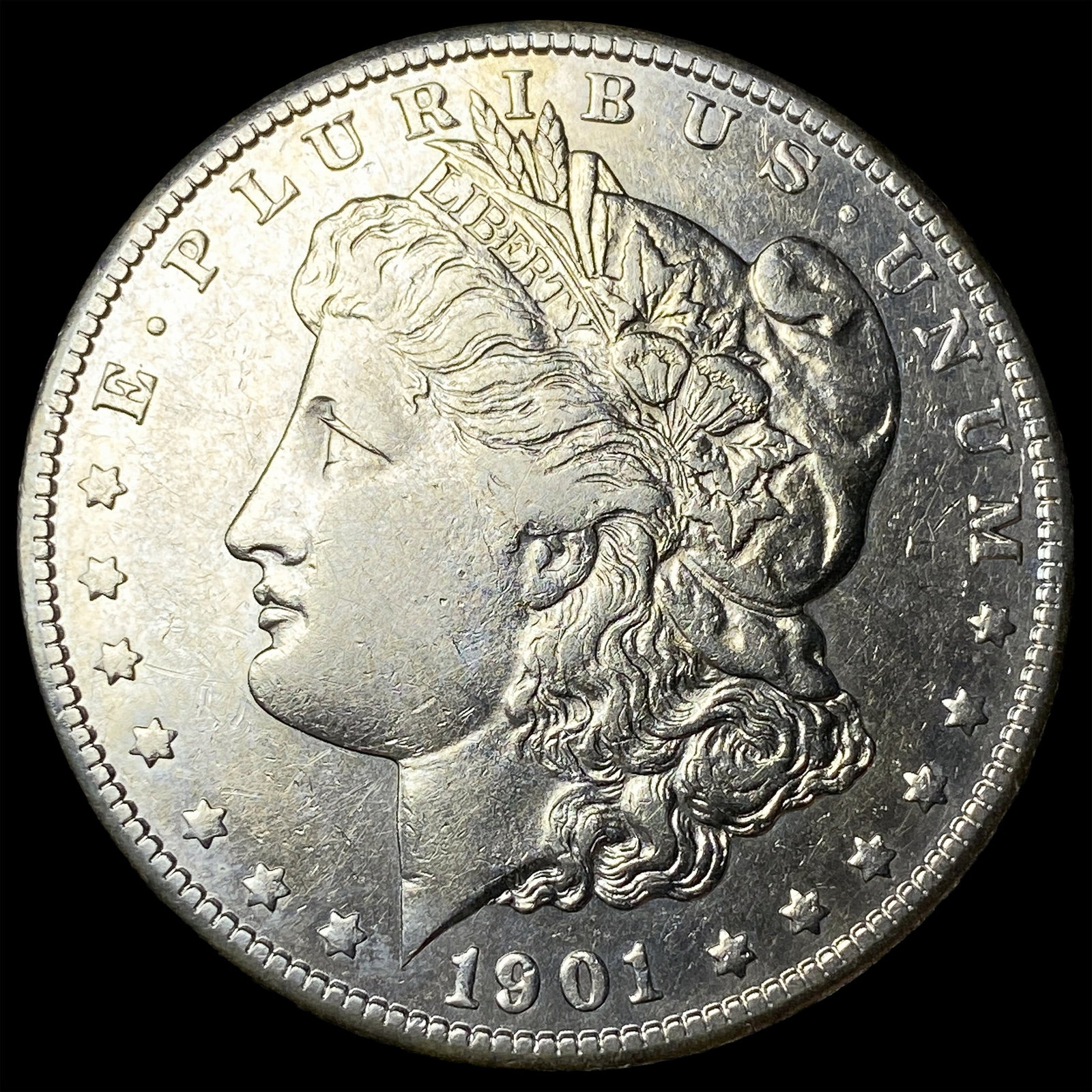 1901-S Silver Morgan Dollar CLOSELY UNCIRCULATED: 1901-S Silver Morgan Dollar CLOSELY UNCIRCULATED